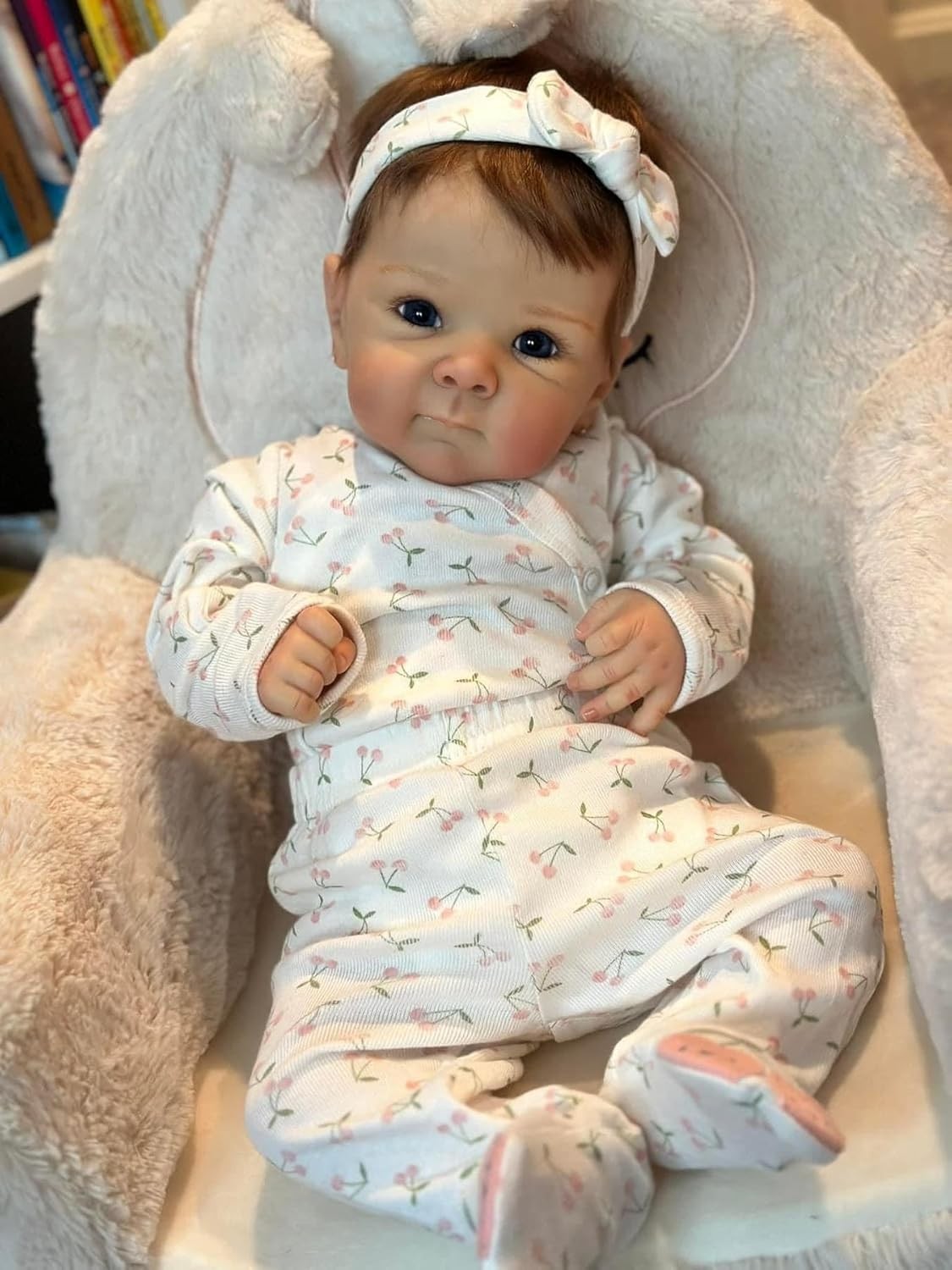 Reborn Baby Doll 18″ Realistic Silicone Full Body Toddler Girl Lifelike Doll