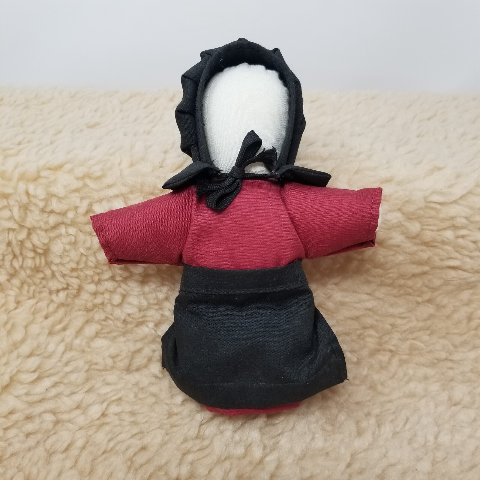 VTG 80s Plain Folks Amish Doll Made In Plain Hills Pennsylvania 7”