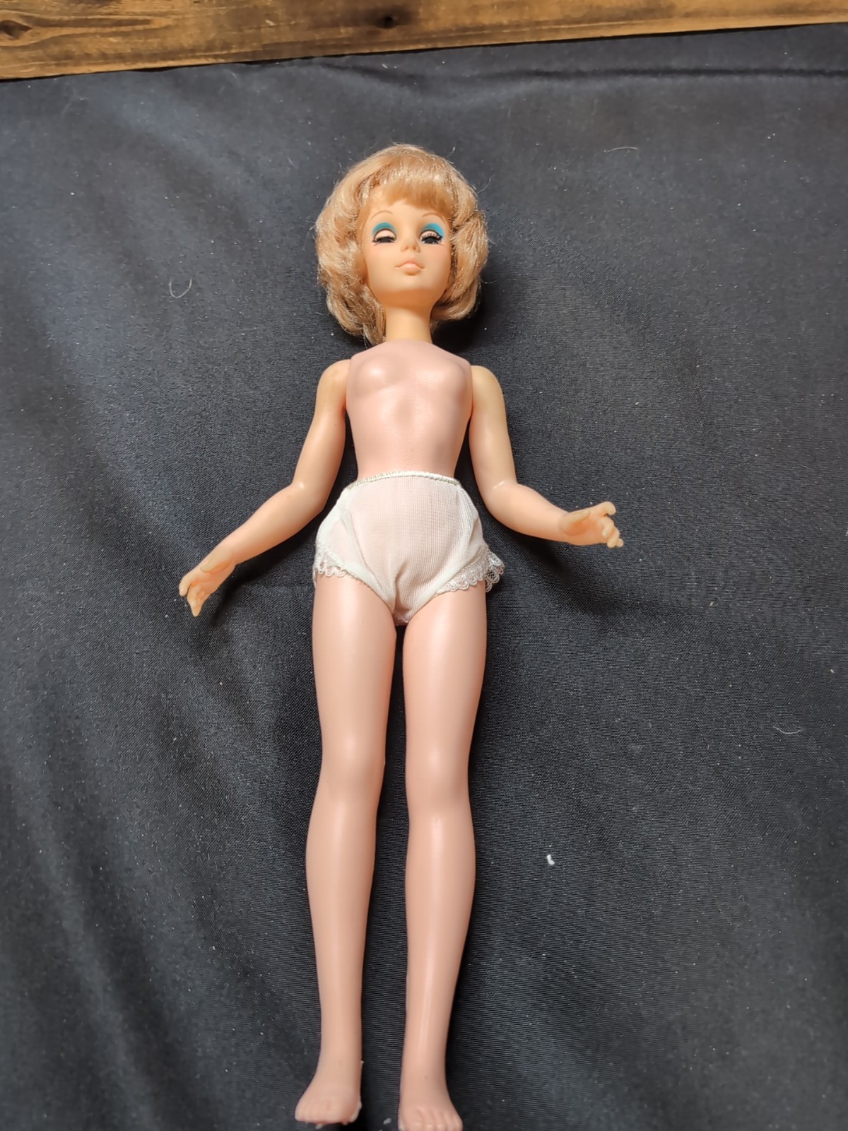 1963 Vinyl Fashion Doll By Eegee 15in Blonde Blue eyes LOOSE, READ DESCRIPTION