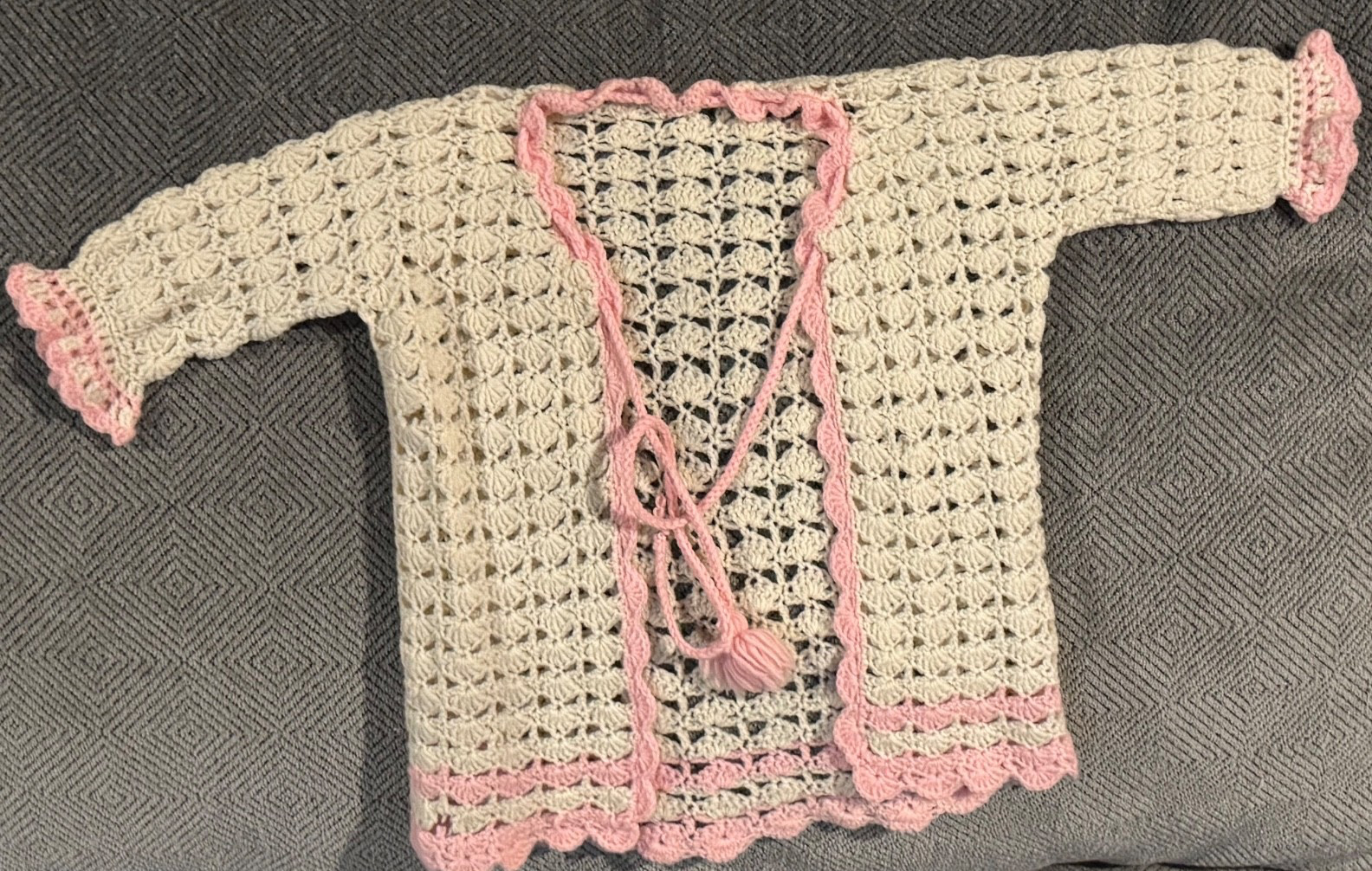 Vintage Sweater For Vintage Hard Plastic, Composition Or Antique Bisque Doll