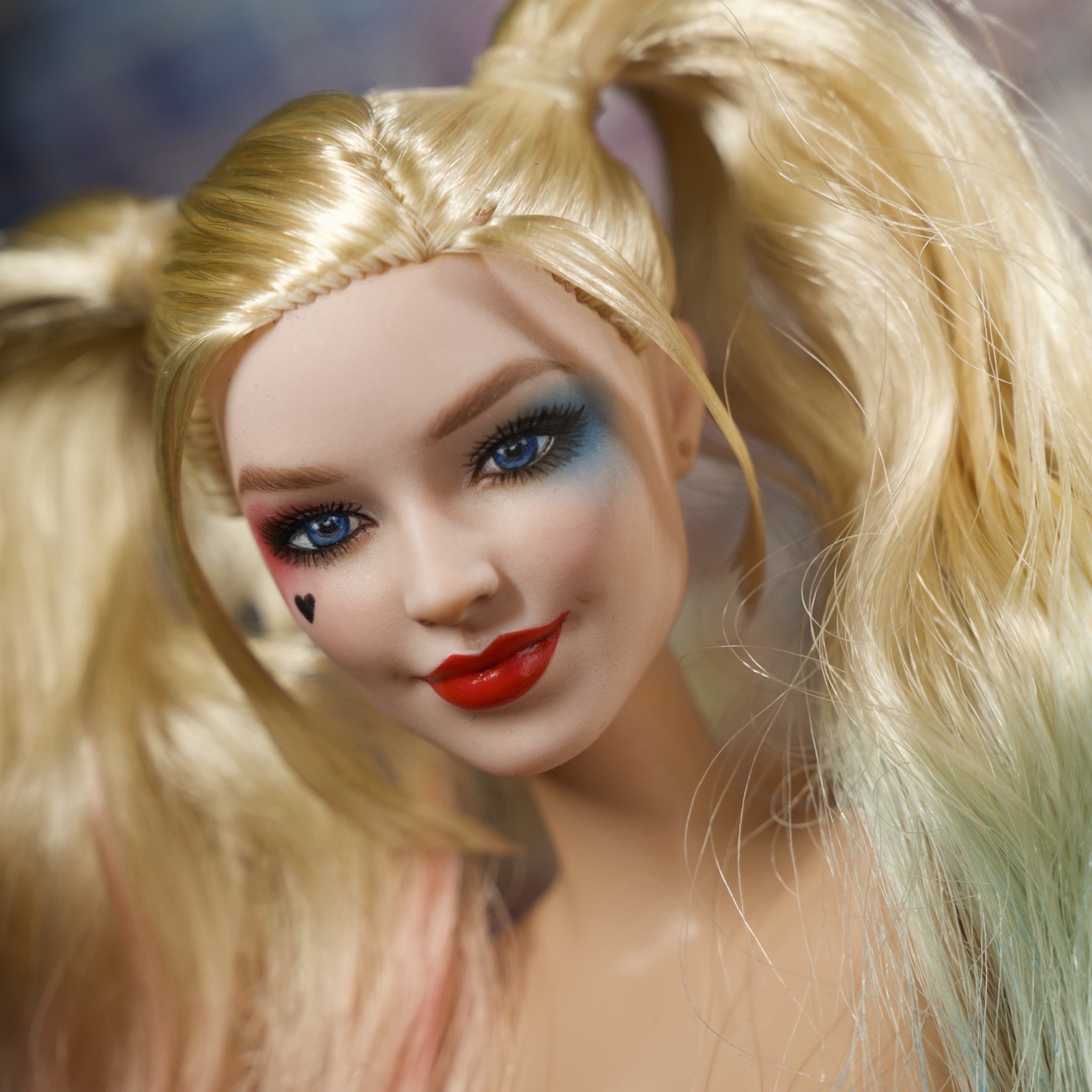 Mattel Barbie Margot Robbie Doll Repaint OOAK Custom Jester