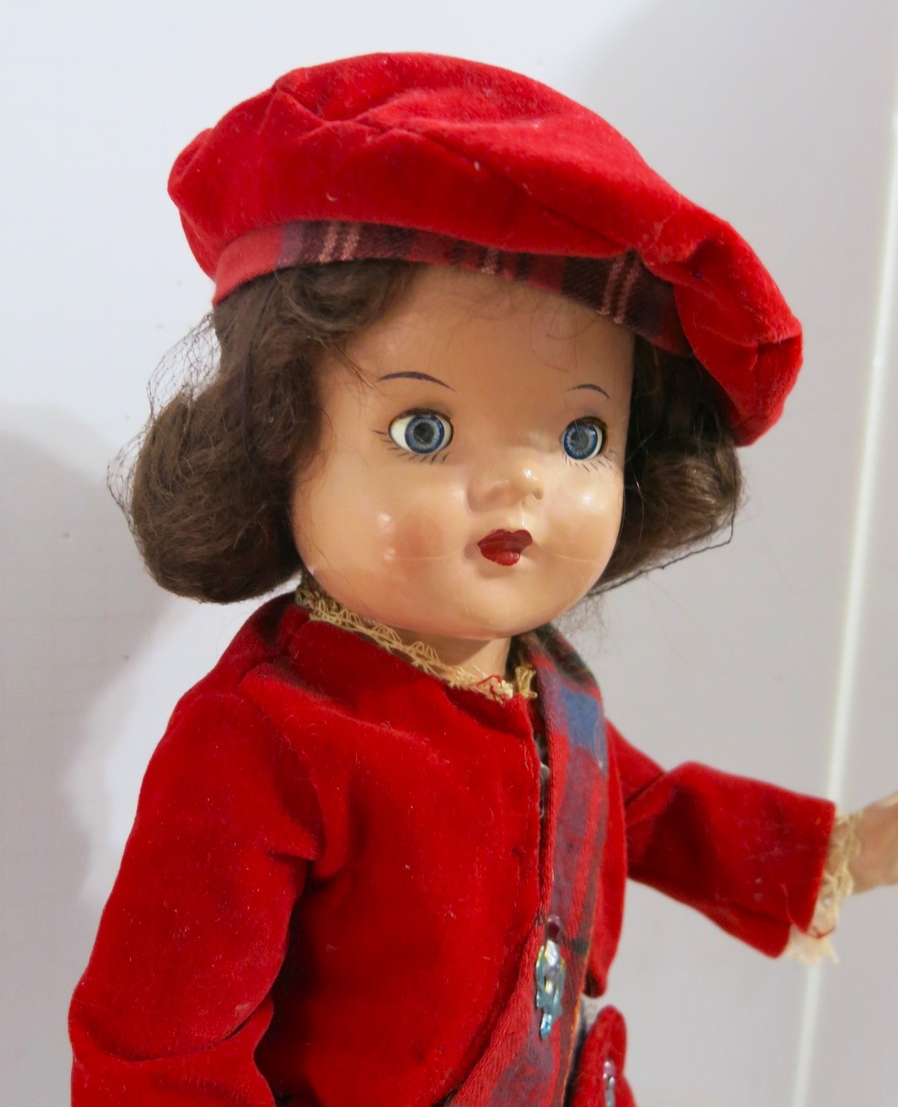 1930’s Reliable 15″ Scottish Composition Doll, Made in Canada Original Excellent