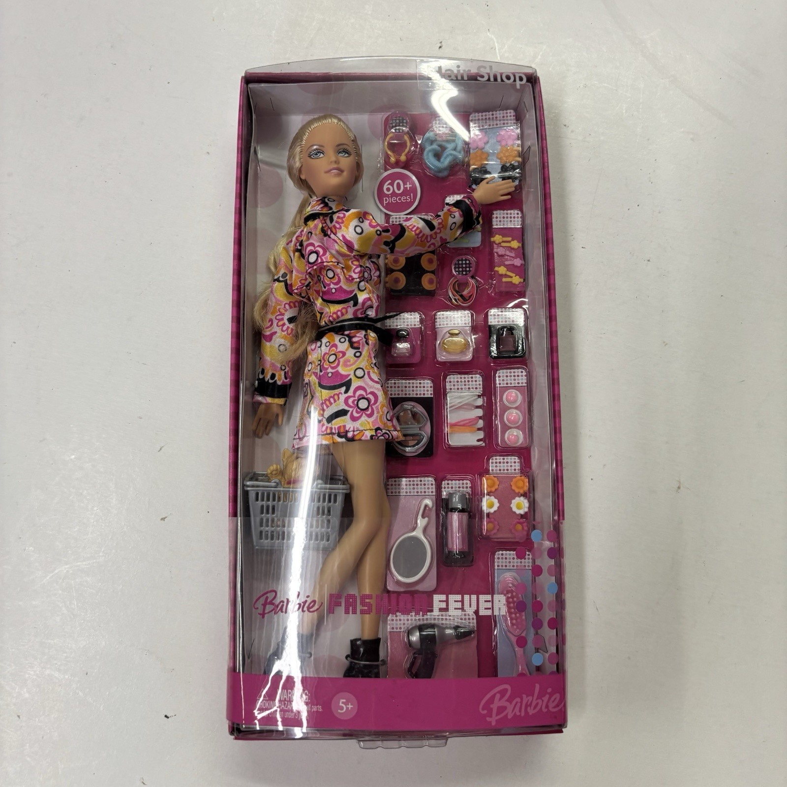 Barbie Fashion Fever Hair Shop Playset Doll Accessories Fashion Doll Mattel