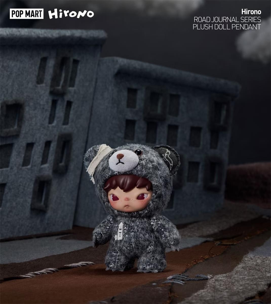 Authentic POP MART Hirono Road Journal Series Blind Box Plush Doll Gift Toys Hot