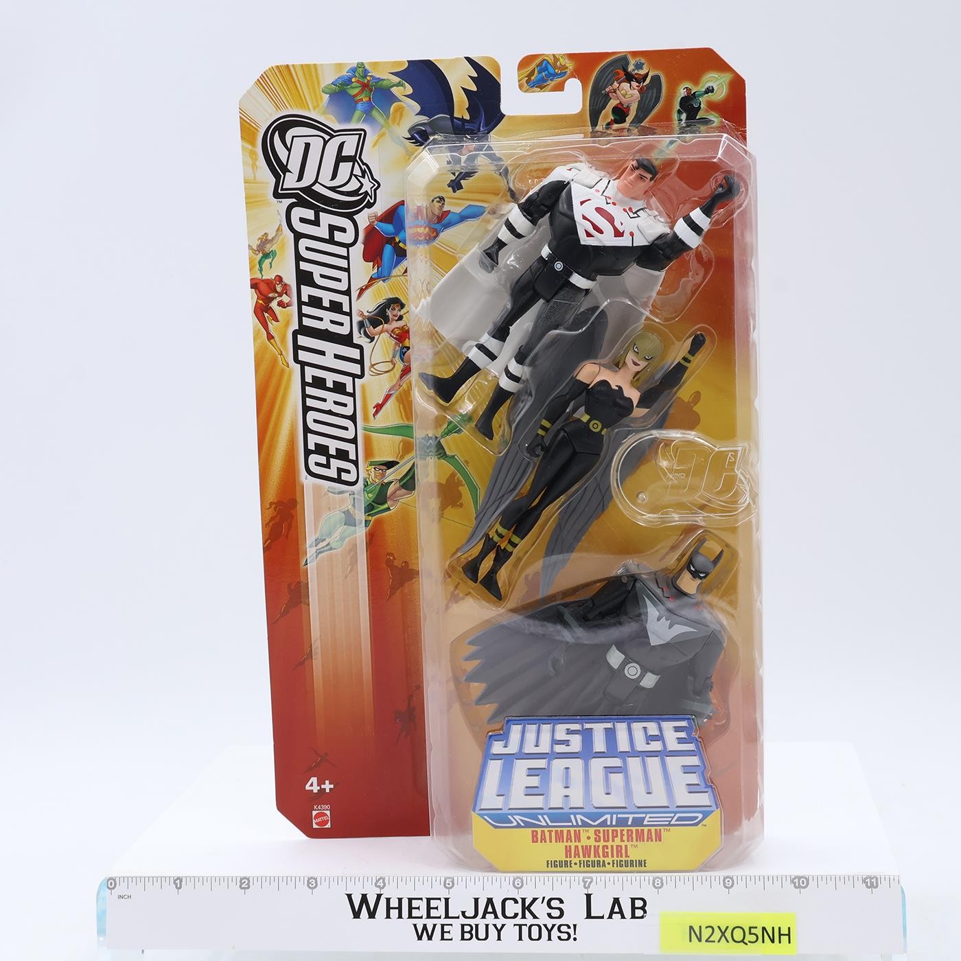 Batman – Superman – Hawkgirl DC Justice League Unlimited 2006 Mattel NEW SEALED