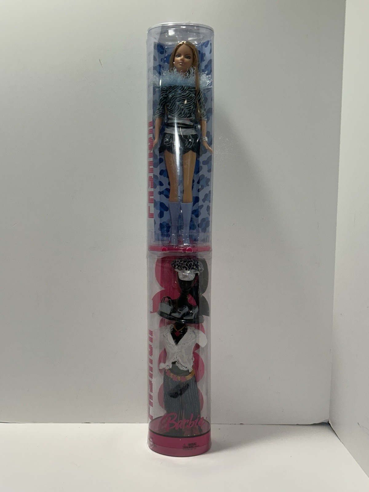 RARE Barbie Fashion Fever Animal Print Collection Doll Mega Pak w/clothing VHTF