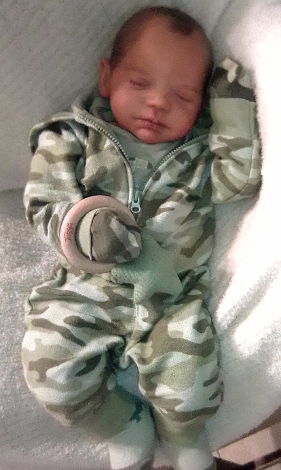 Authentic Steven Asleep Reborn Doll made by Bountiful Baby