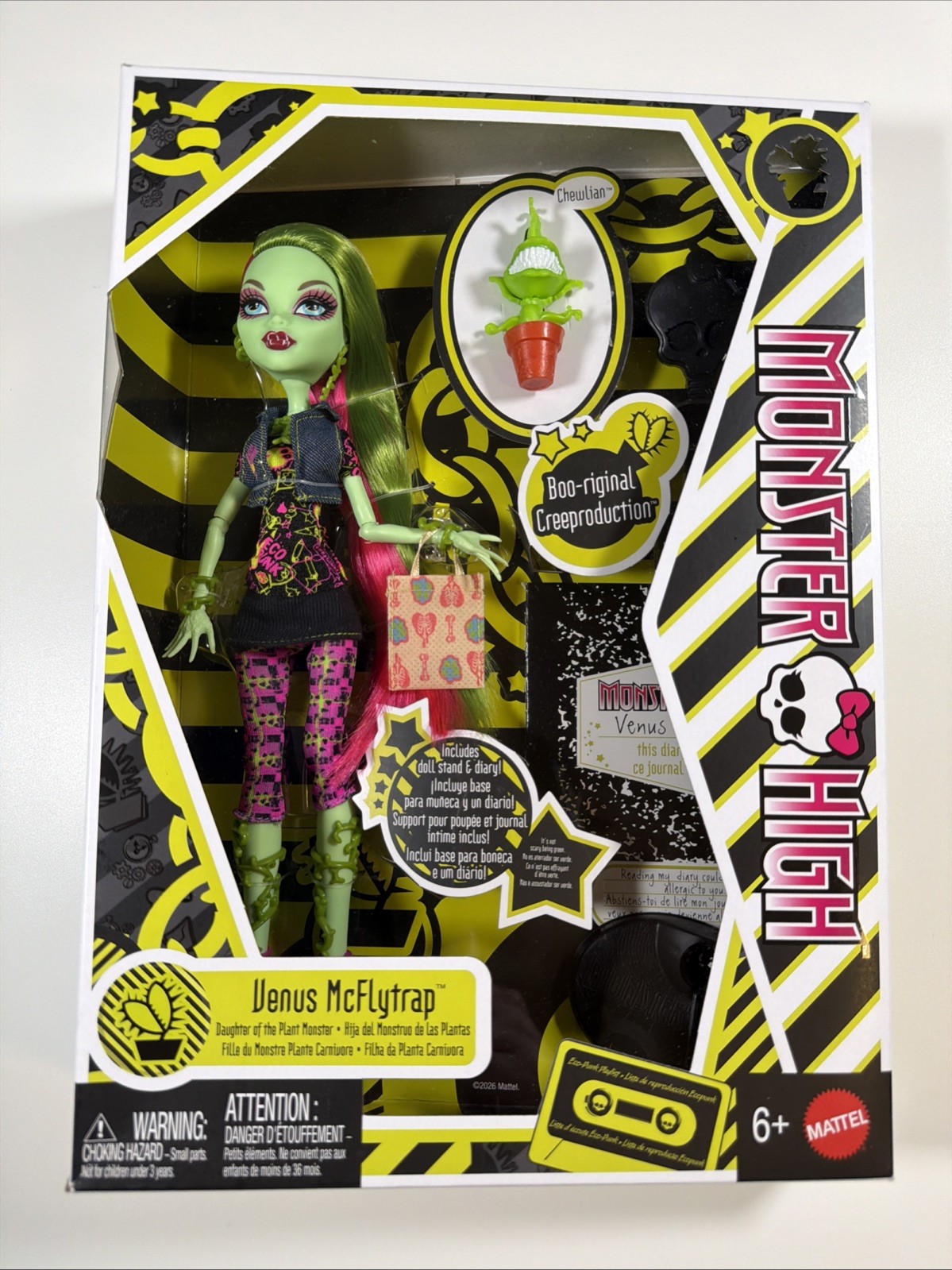 Monster High Boo-riginal Creeproduction Venus McFlytrap Doll New In Box Mattel