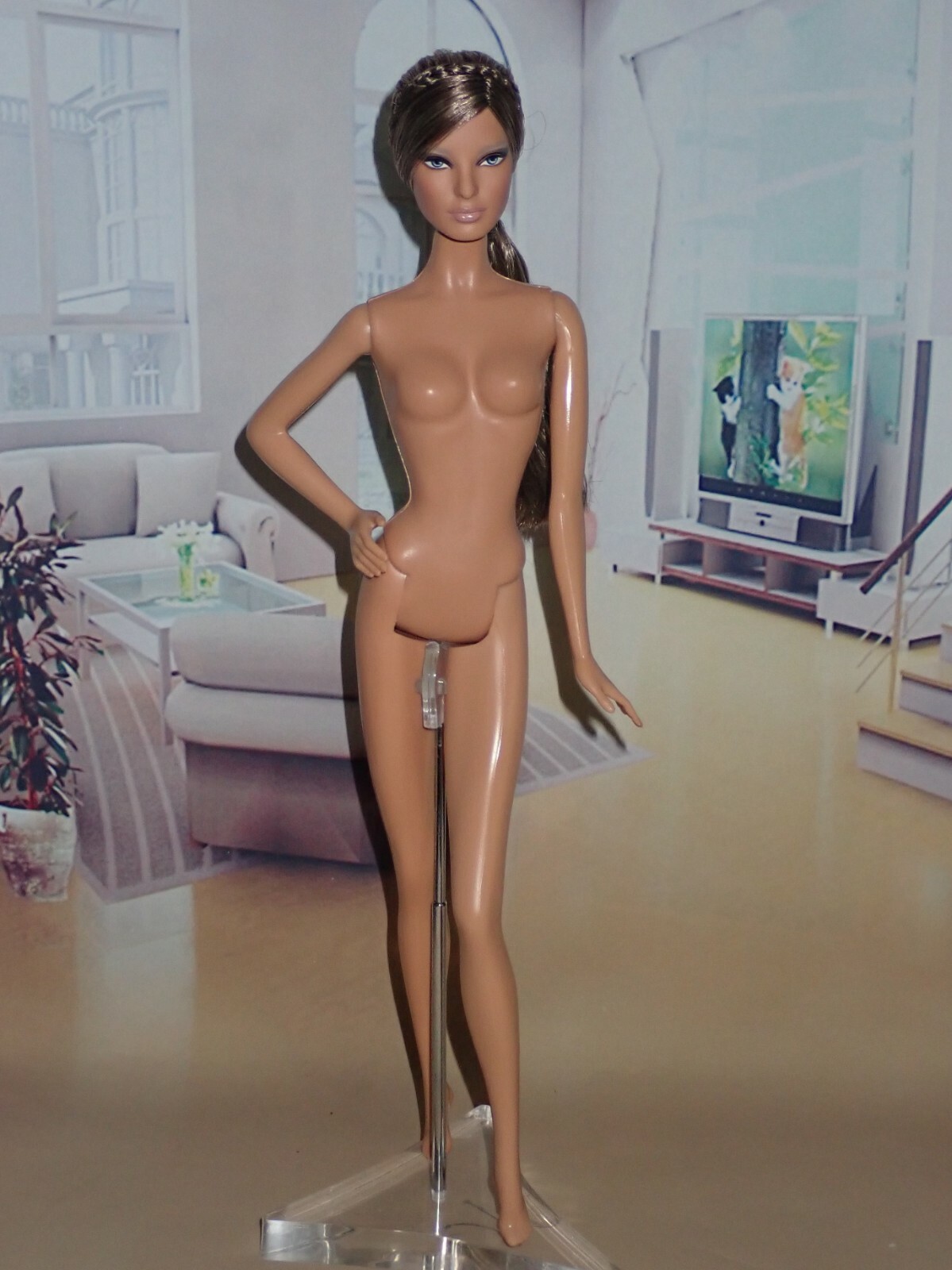 Herve Leger Barbie Model Muse Body ~ NUDE Doll ~ Newly Unboxed