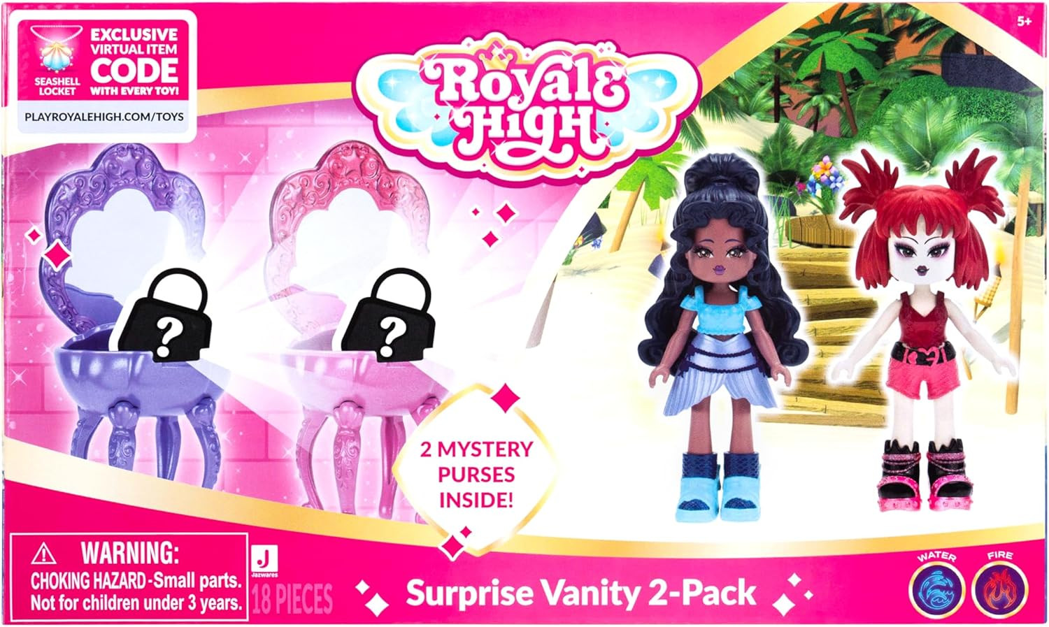 Surprise Vanity 2-Pack – (2) Series 2 Dolls, 5.5 inches, Multi