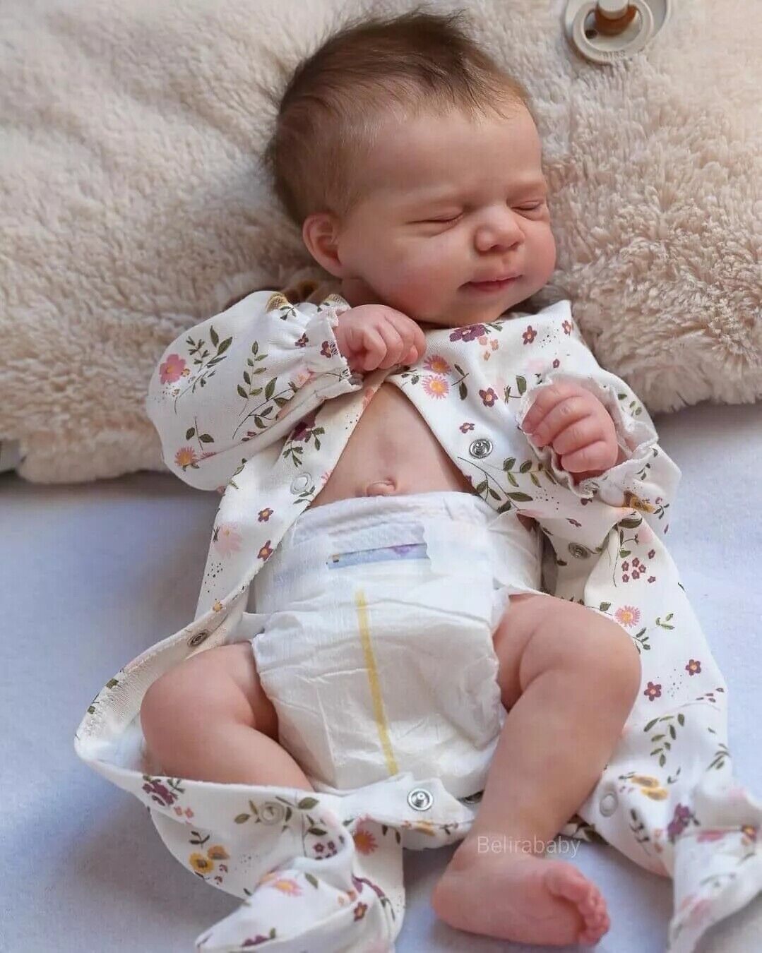 Adorable 18″ Reborn Baby Dolls Full Body Washable Eyes Closed Real Life Girl Toy