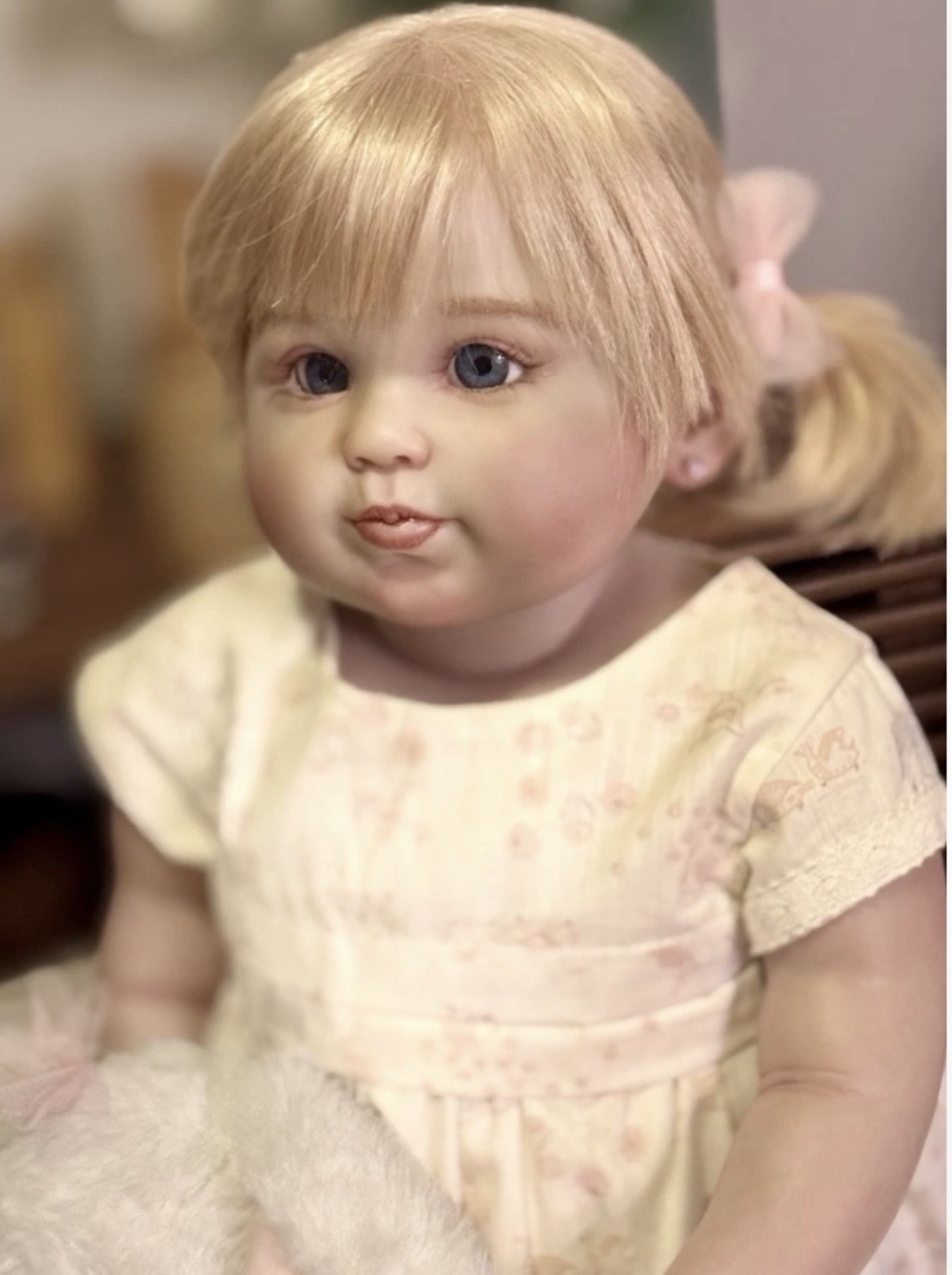 EMMELINE REBORN DOLL, 28” Authentic By Ping Lau With COA For Irreversible, Inc