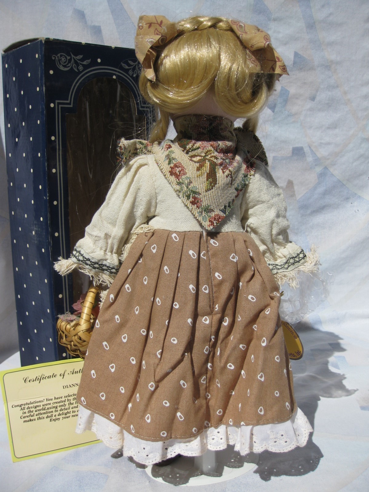 Emerald Collection “DIANNA” Hand Painted Porcelain Doll