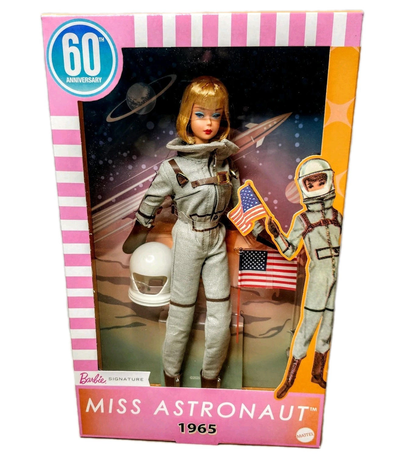 Barbie Signature Miss Astronaut 60th Anniversary Doll 1965 Vintage Reproduction