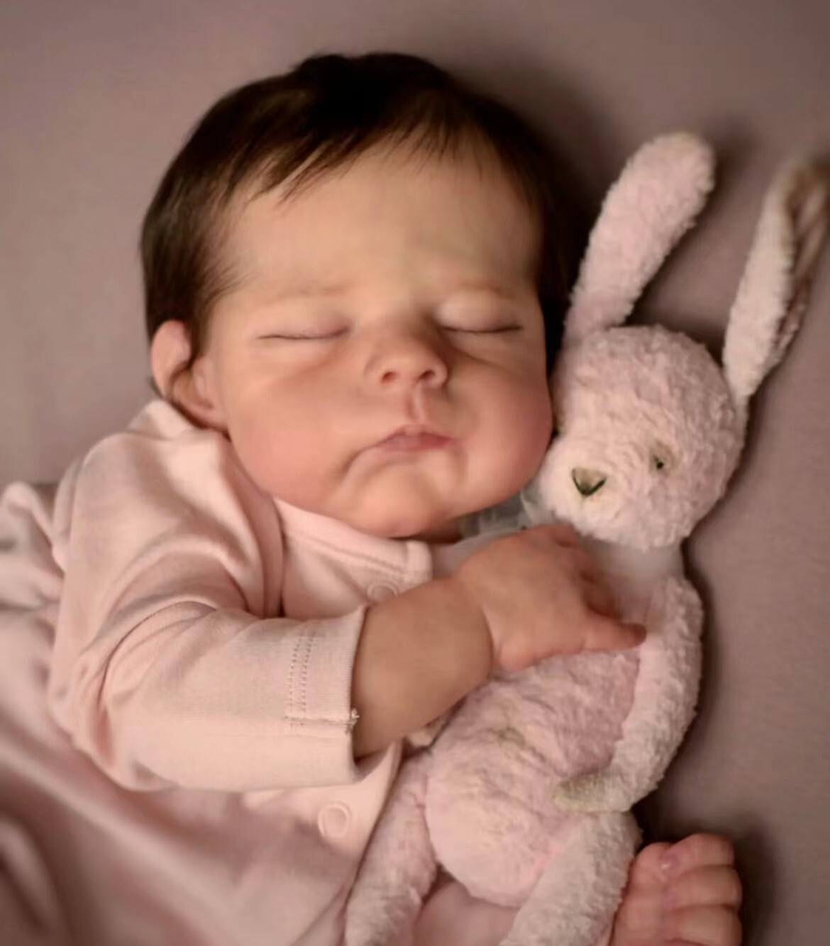 21in Artist Painted Reborn Baby Doll Hand-Rooted Mohair Finished Doll Erica Gift