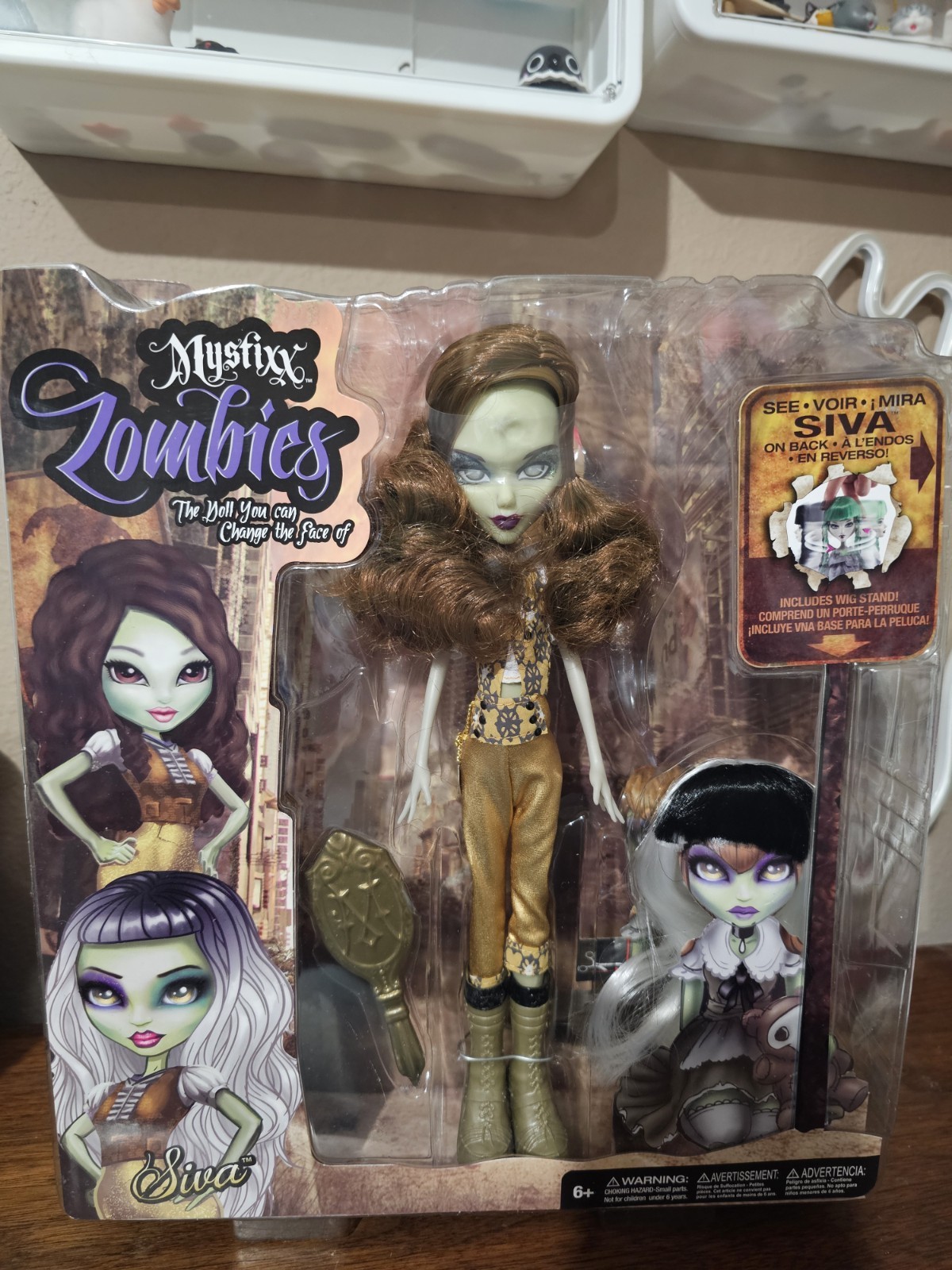 Mystixx Zombies Siva 2-Faced Fashion Doll Complete New in Box!