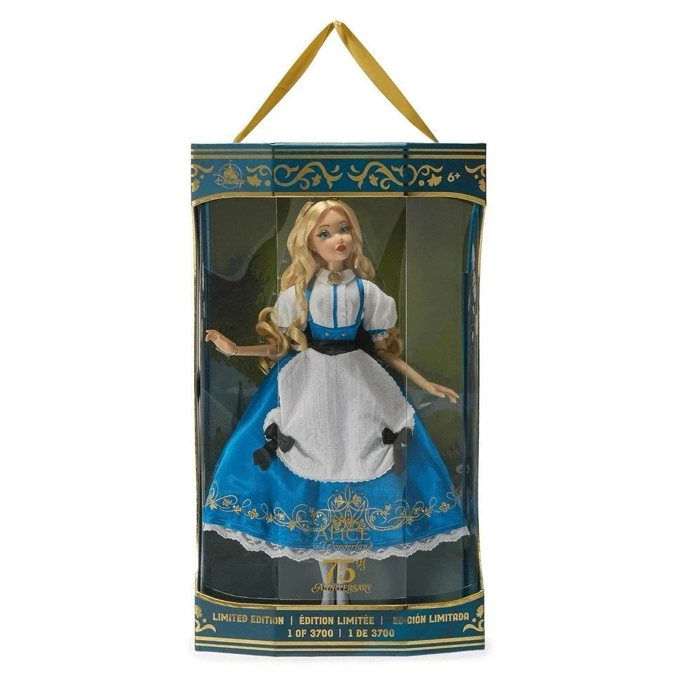 ALICE IN WONDERLAND DOLL 16.5″ 75 TH ANNIVERSARY LIMITED EDITION 3700