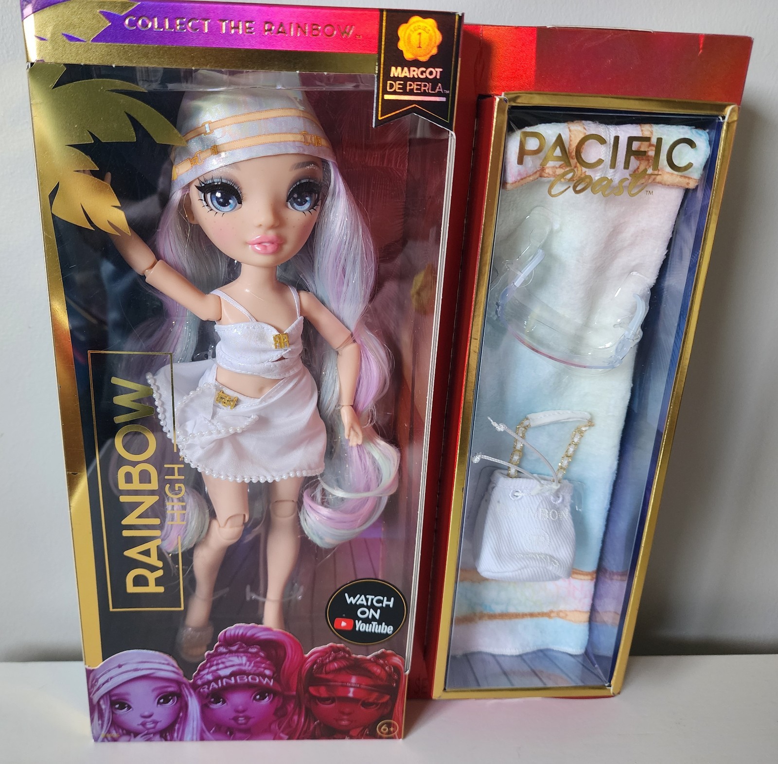 MARGOT DE PERLA Rainbow High Pacific Coast Fashion Doll Opal Pool 578406