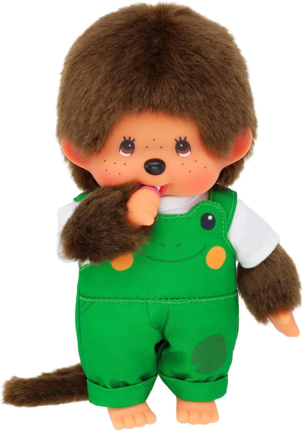 Monchhichi 203871 Boy Plush Doll 7″ with Frog Dress – New/Sealed