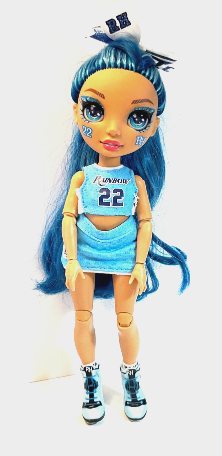 Rainbow High Fashion Doll Cheerleader Skylar Bradshaw #22 Dressed Free Shipping