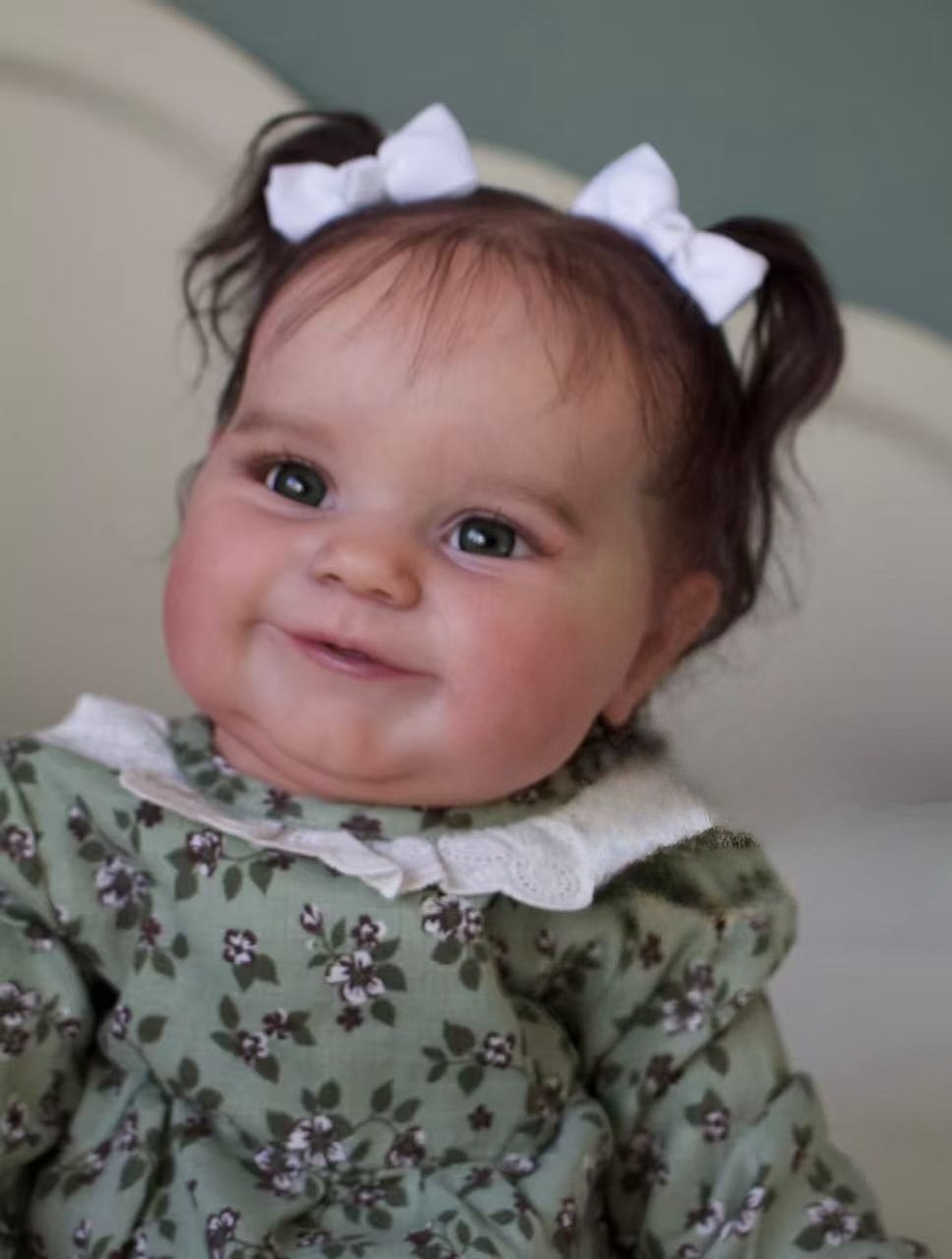 24inch Reborn Baby Girl Dolls Toddler Rooted Hair Painted Festival DIY Toy Gifts
