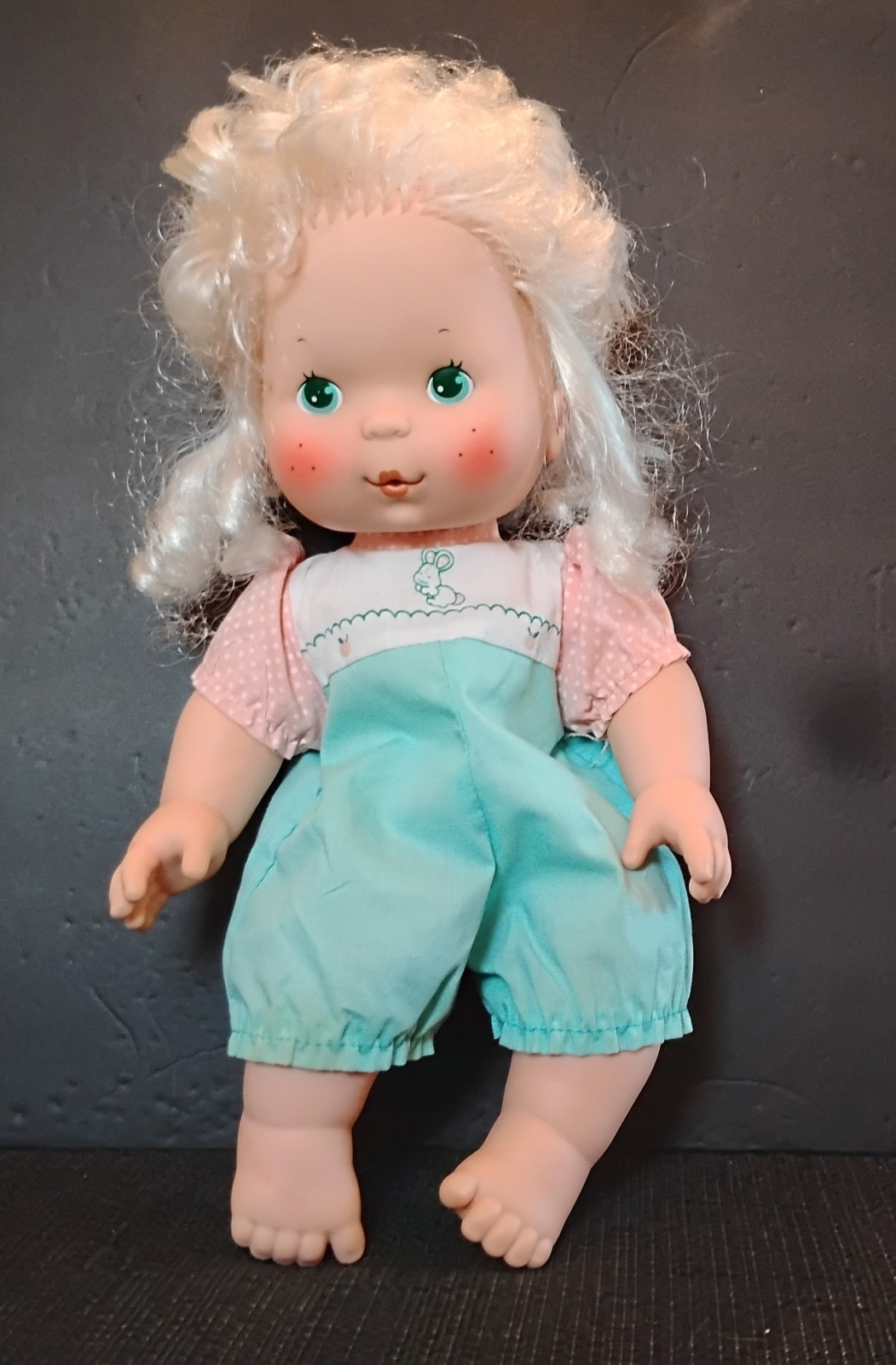 VTG Strawberry Shortcake 1982 Baby Apricot Blow Kiss Scented Kiss Doll Kenner