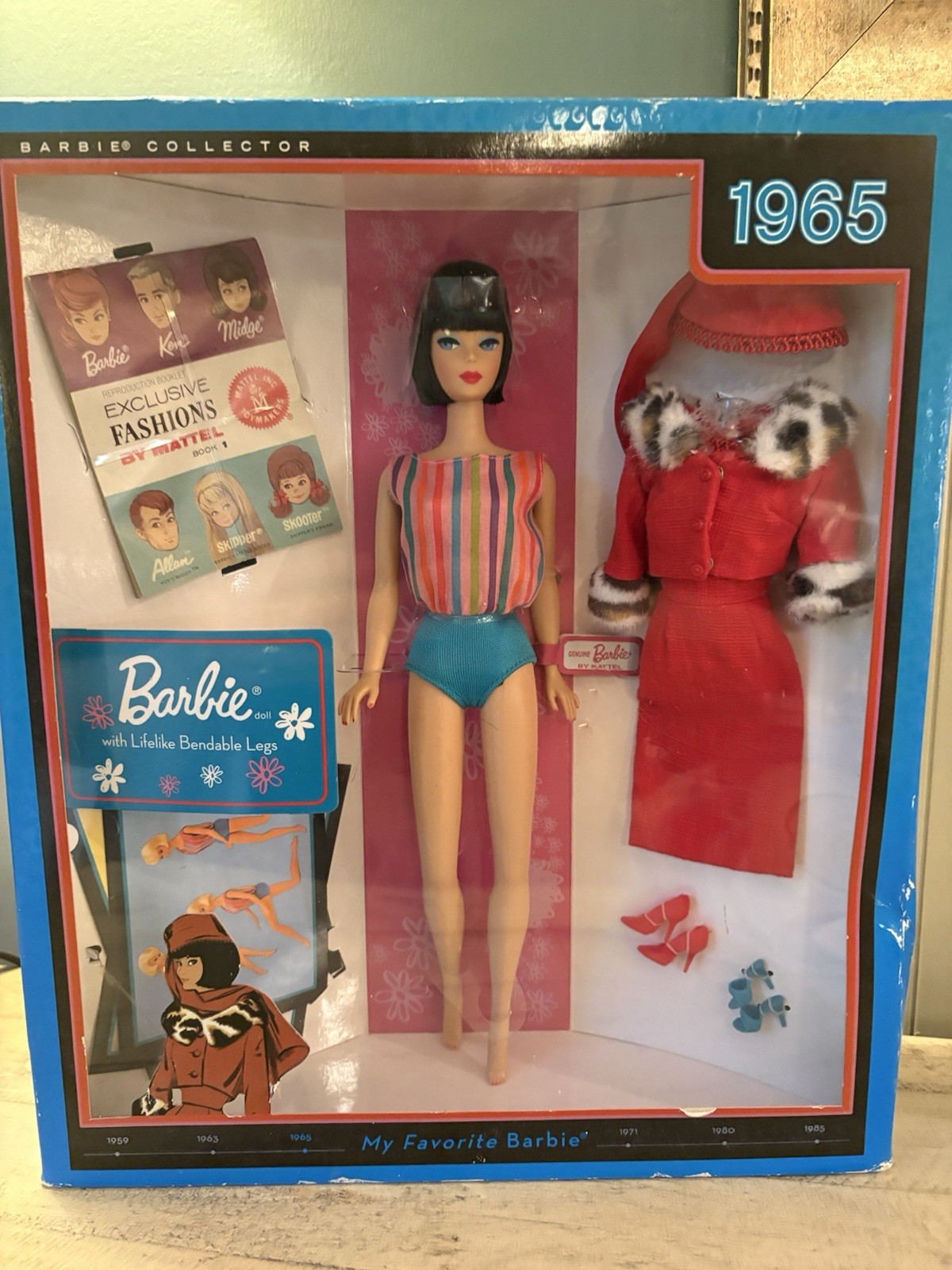 2009 Repro 1965 American Girl Doll Gift Set NRFB Barbie Collector MIB