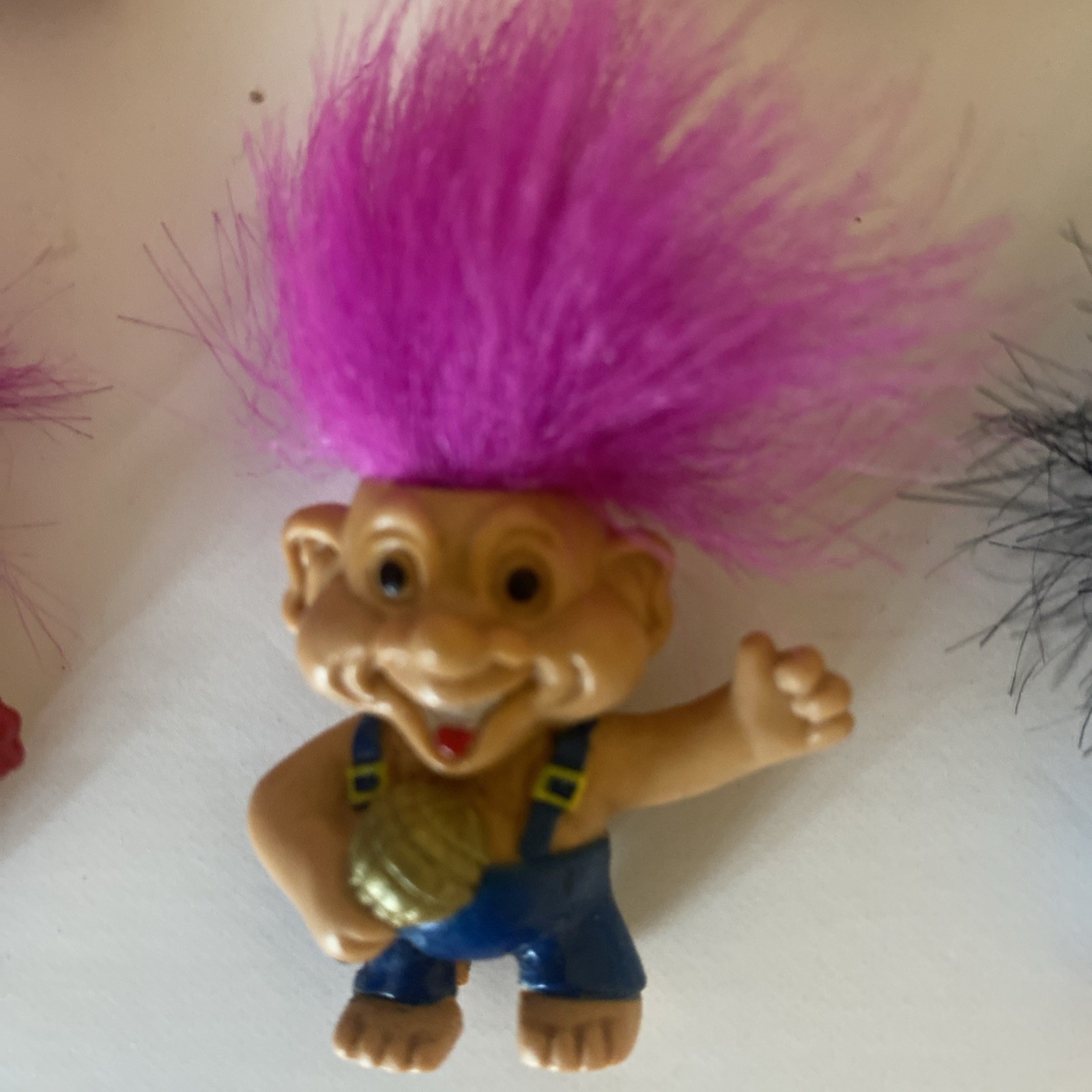 Vintage Russ Mini Trolls Bundle X 11 Trolls 1990s music Multicoloured Hair VGC