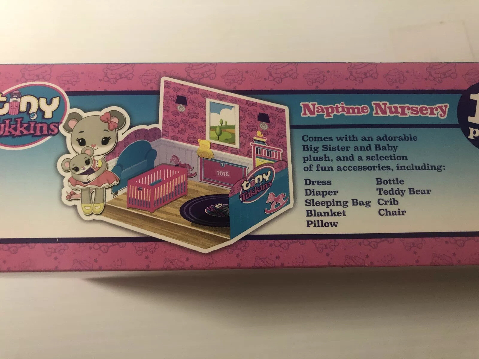 Tiny Tukkins Playset Assortment with Plush Stuffed Character, Mouse