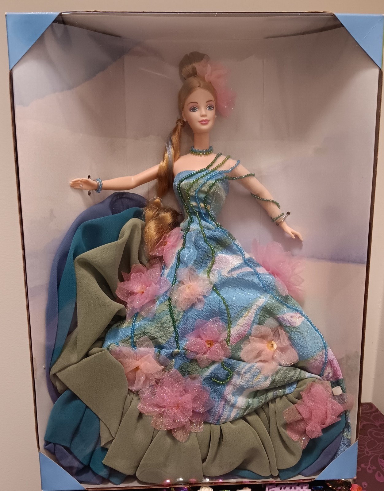 Claude Monet Water Lily Barbie 1st in Series #17783 MIB 1997 Beautiful Cond.