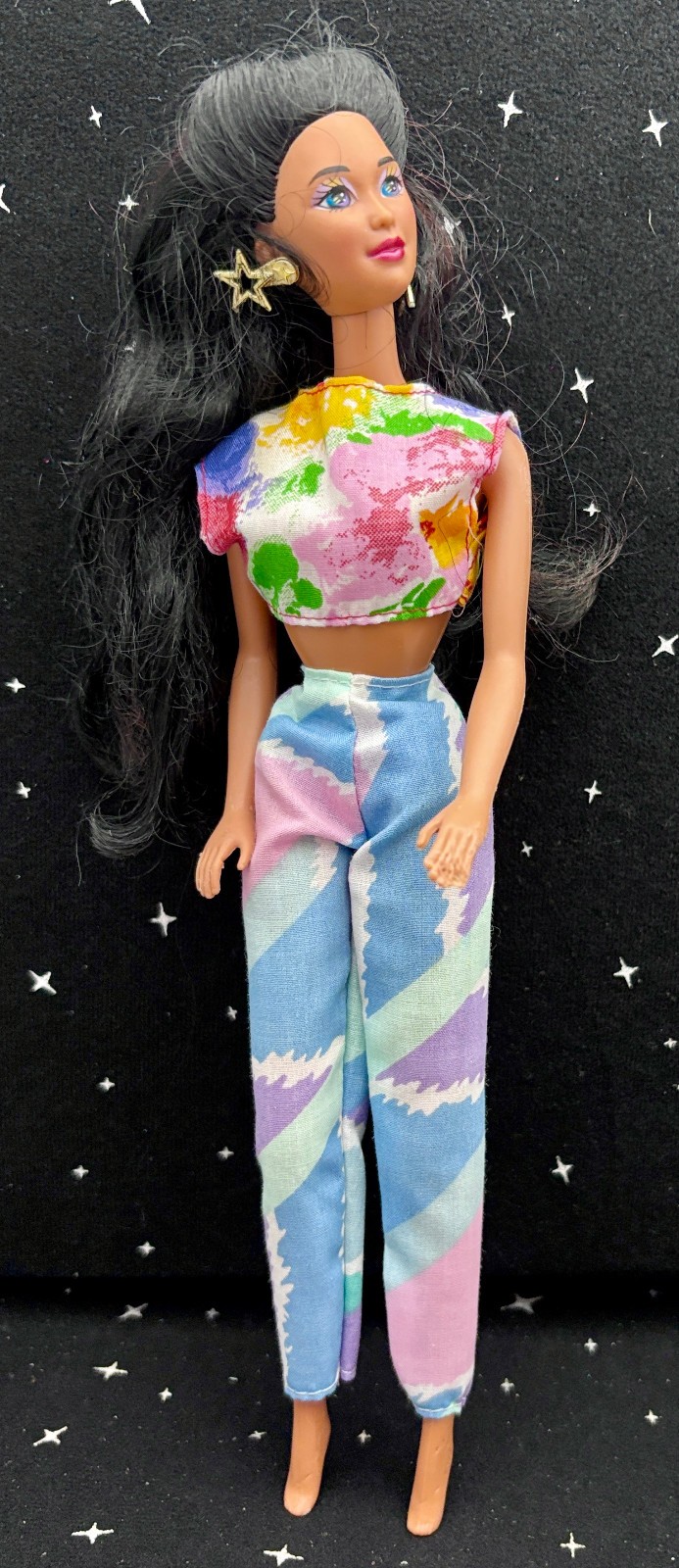 Vintage 1980 Matel Barbie “KIra” Doll W/Outfit & Earrings No Shoes Malaysia