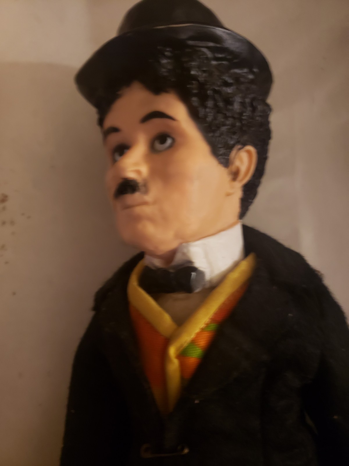 1972 Bubbles Cadeaux Milton Bradley Charlie Chaplin Doll 18″ In Original Box