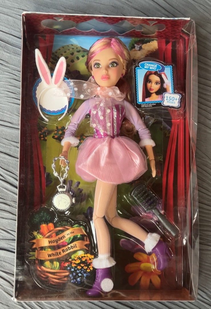 LIV Hayden As The White Rabbit Spin Master 2011 Target Exclusive Worn Out Box