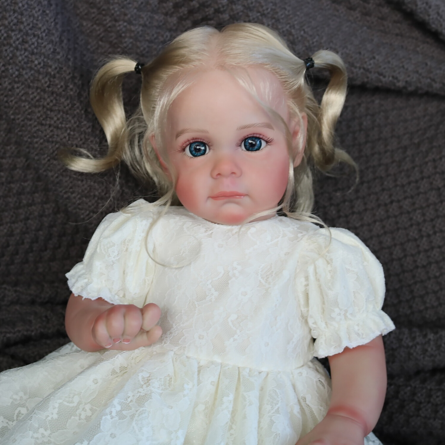 Handmade Soft Reborn Dolls Realistic Silicone Vinyl Newborn Baby Girl Doll Xmas