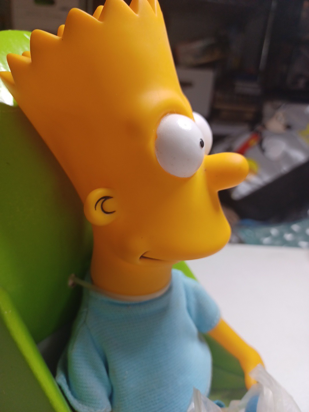 VINTAGE 1990 DAN DEE BART SIMPSON PLUSH DOLL VINYL HEAD IN BOX