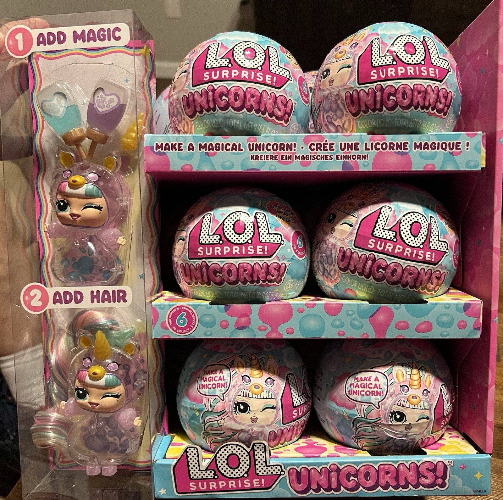 LOL Surprise UNICORNS Tots Make-Your-Own Magic Doll Blind Box/Ball New Sealed