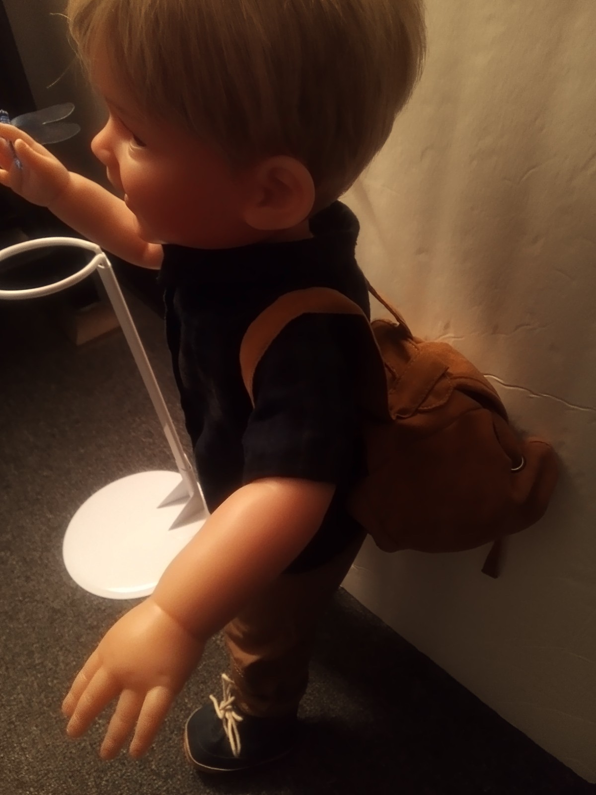Ashton Drake Little Explorer Liam . Artist Ping Lau. Cute boy doll .