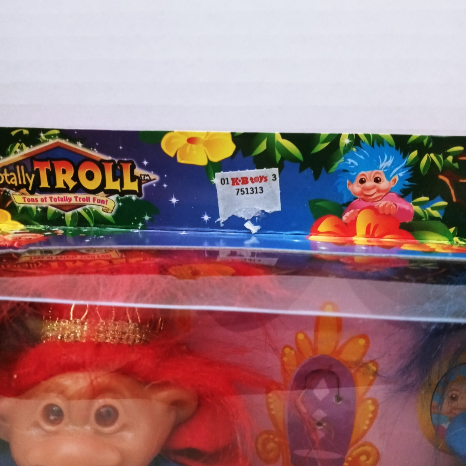 Totally Troll King Azul & Queen Ruby 2001 New in Package Vintage NOS Playmates