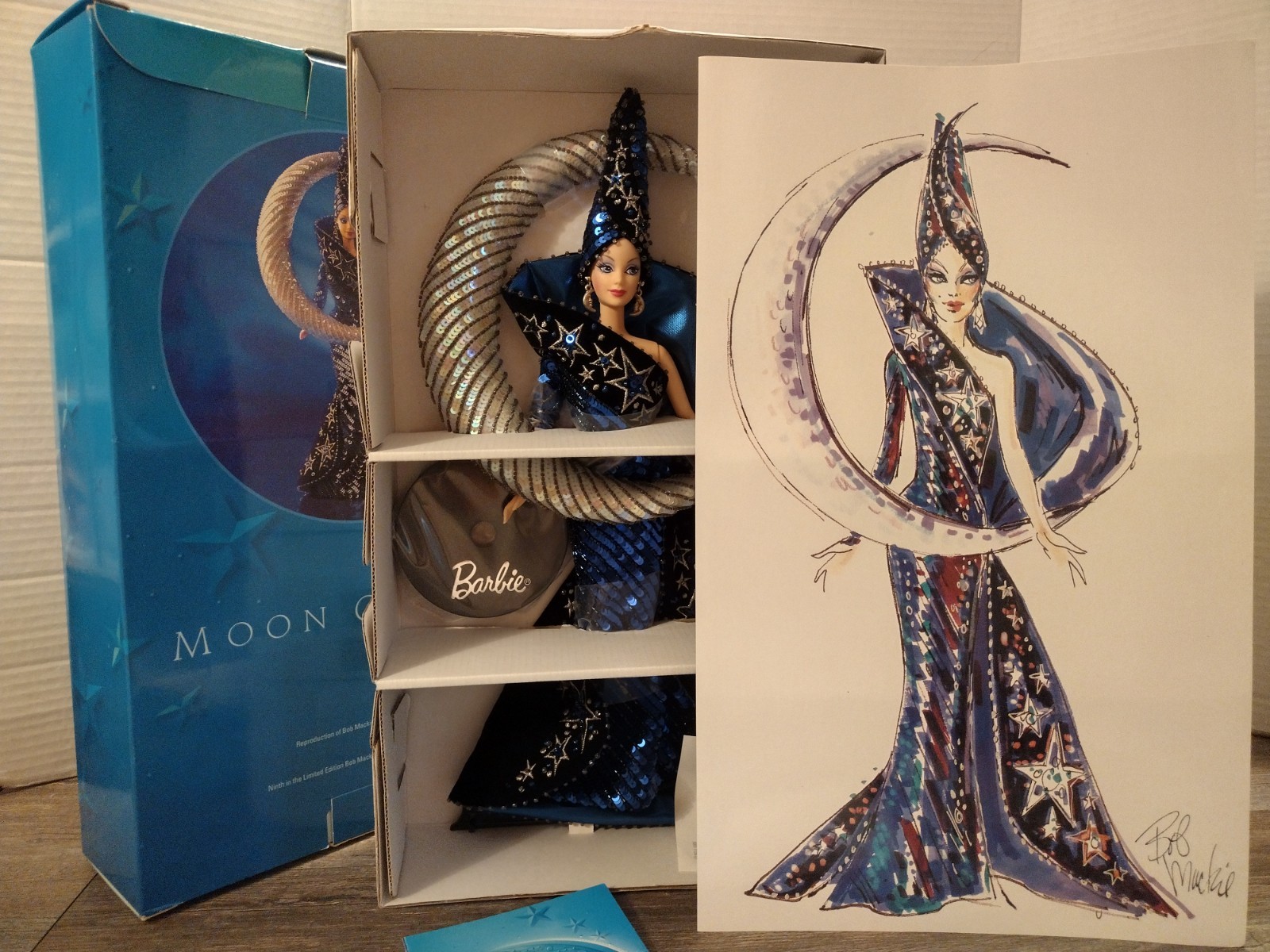 MOON GODDESS BARBIE DOLL LIMITED EDITION BOB MACKIE #14105 VINTAGE 1996 NEW