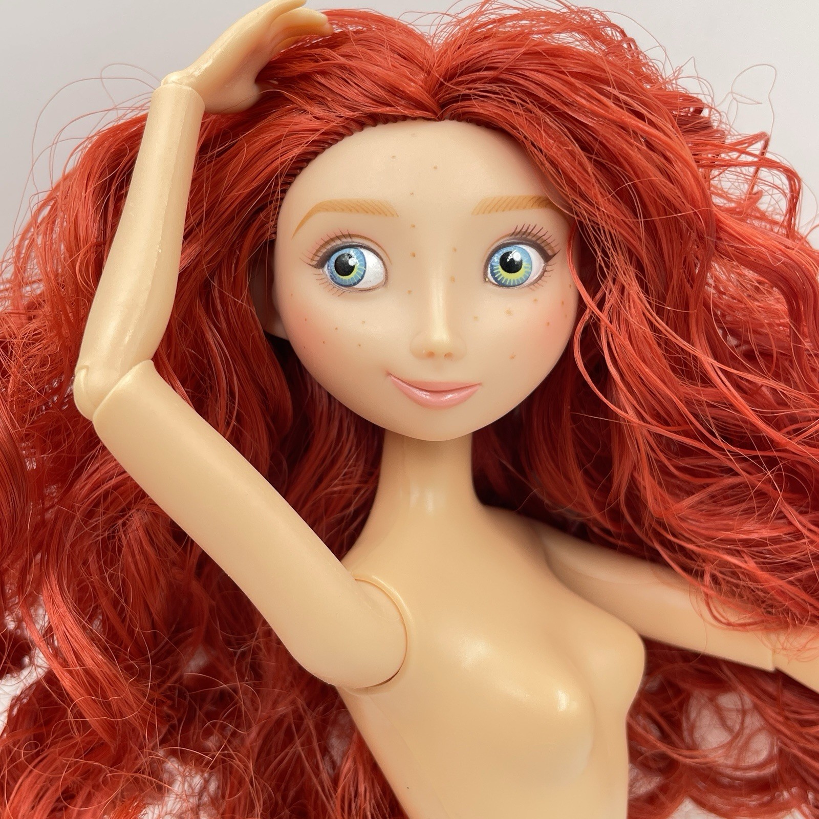 Disney Store Brave Merida 11.5″ Classic Doll Articulated Nude for OOAK & Redress