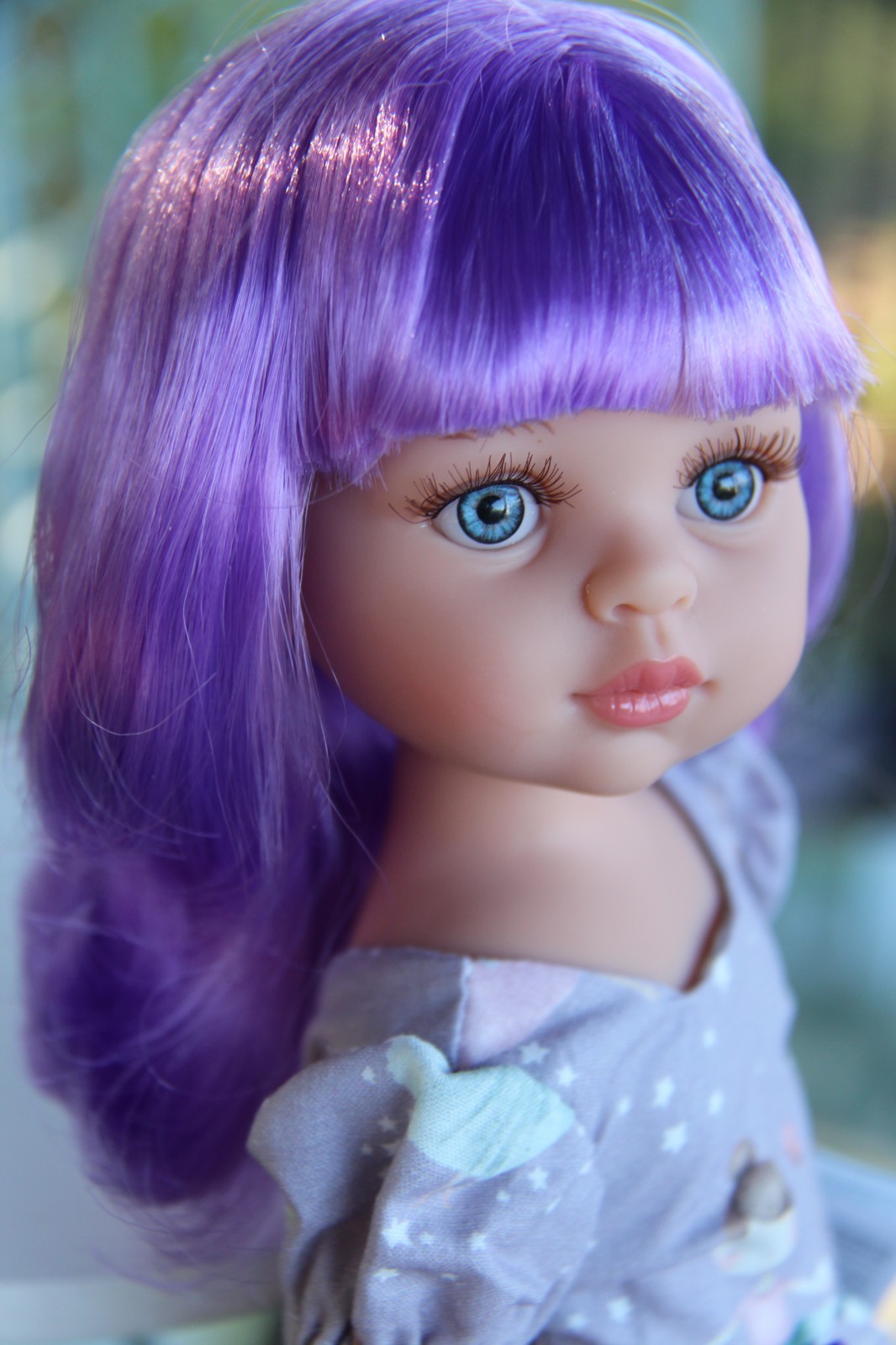 Paola Reina Funky Lila 32cm Doll 04538 Purple Hair Las Amigas NEW – Y