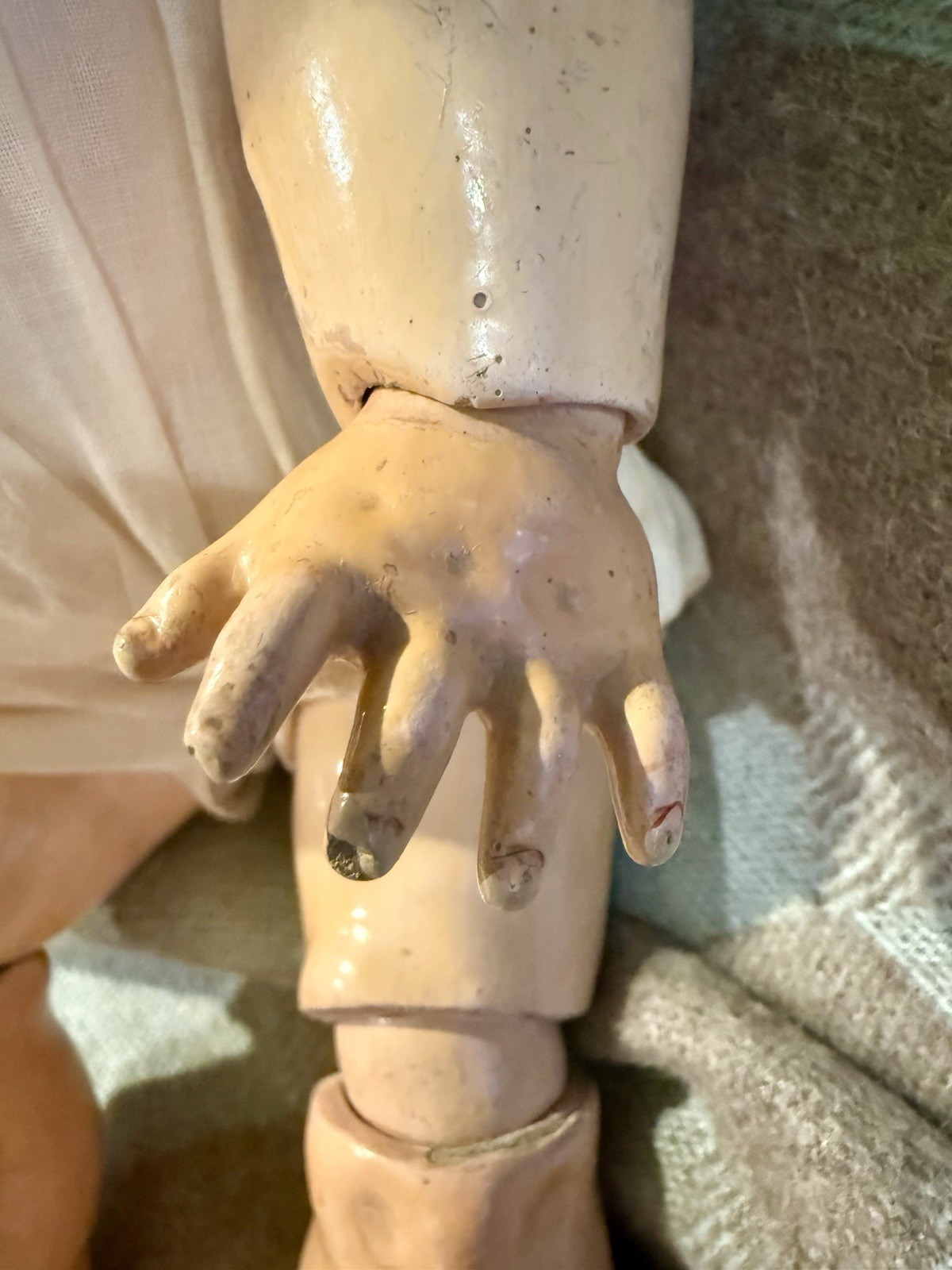 Bähr & Pröschild 204 Bisque Socket Head Character Doll, 15 ” EUC