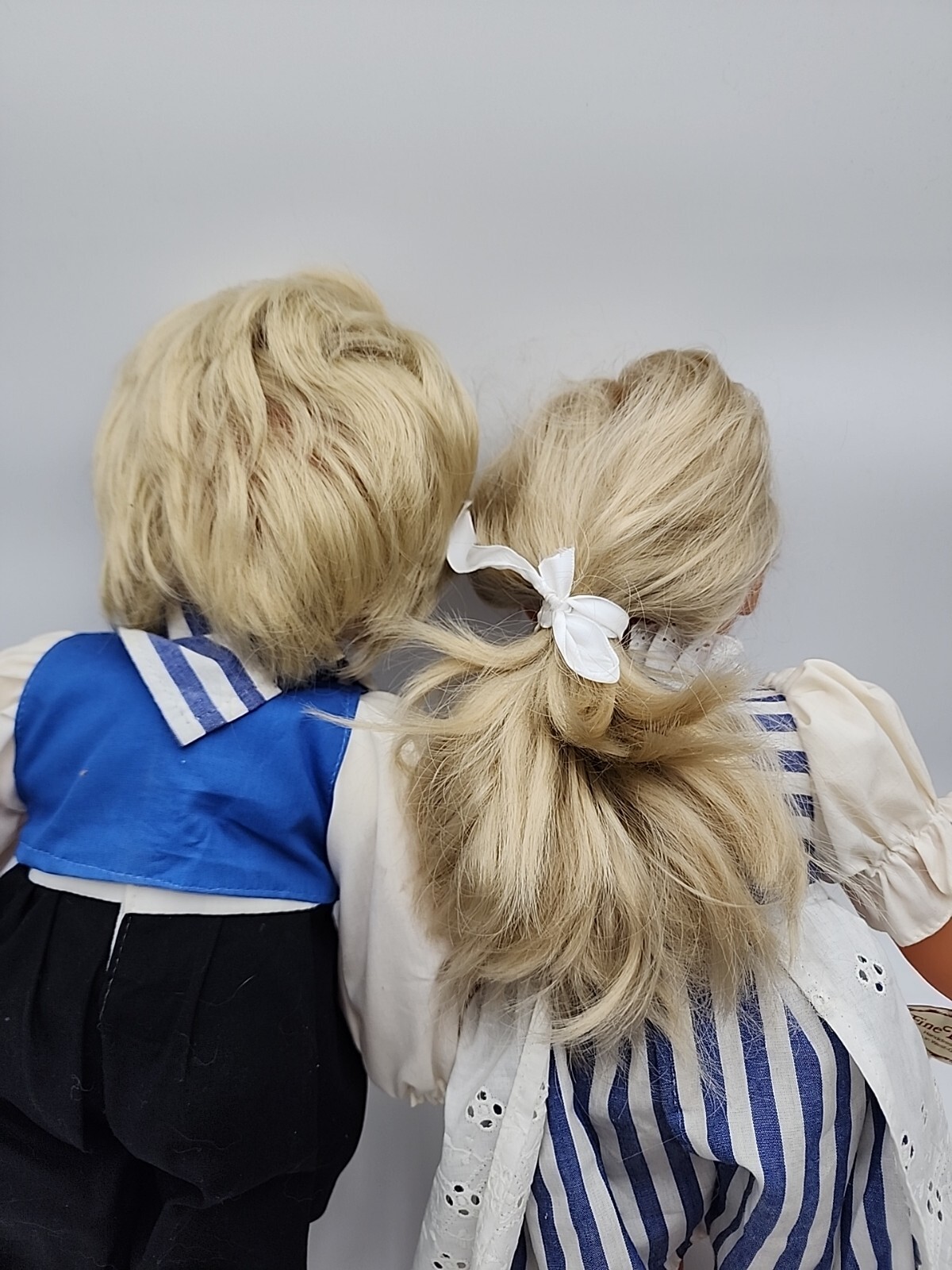 German Liebermann Elegance CE Boy and Girl doll 16” RARE Vintage Toy