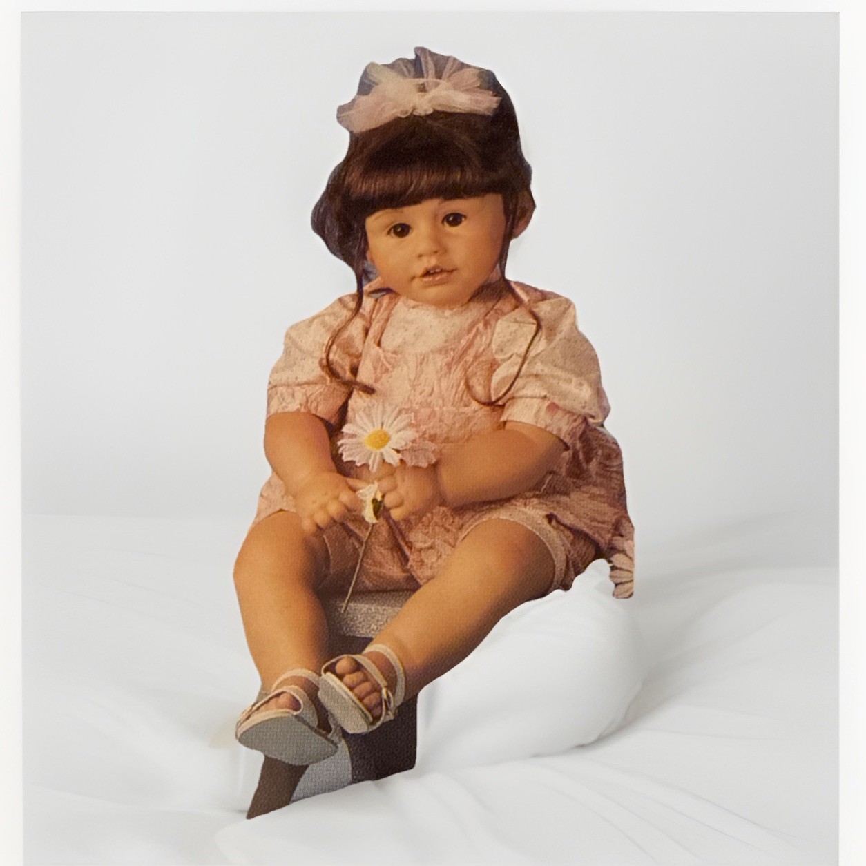 Vintage Apple Valley Works 22” Baby Doll Kit New Tara Light Skin Green Eyes Mint
