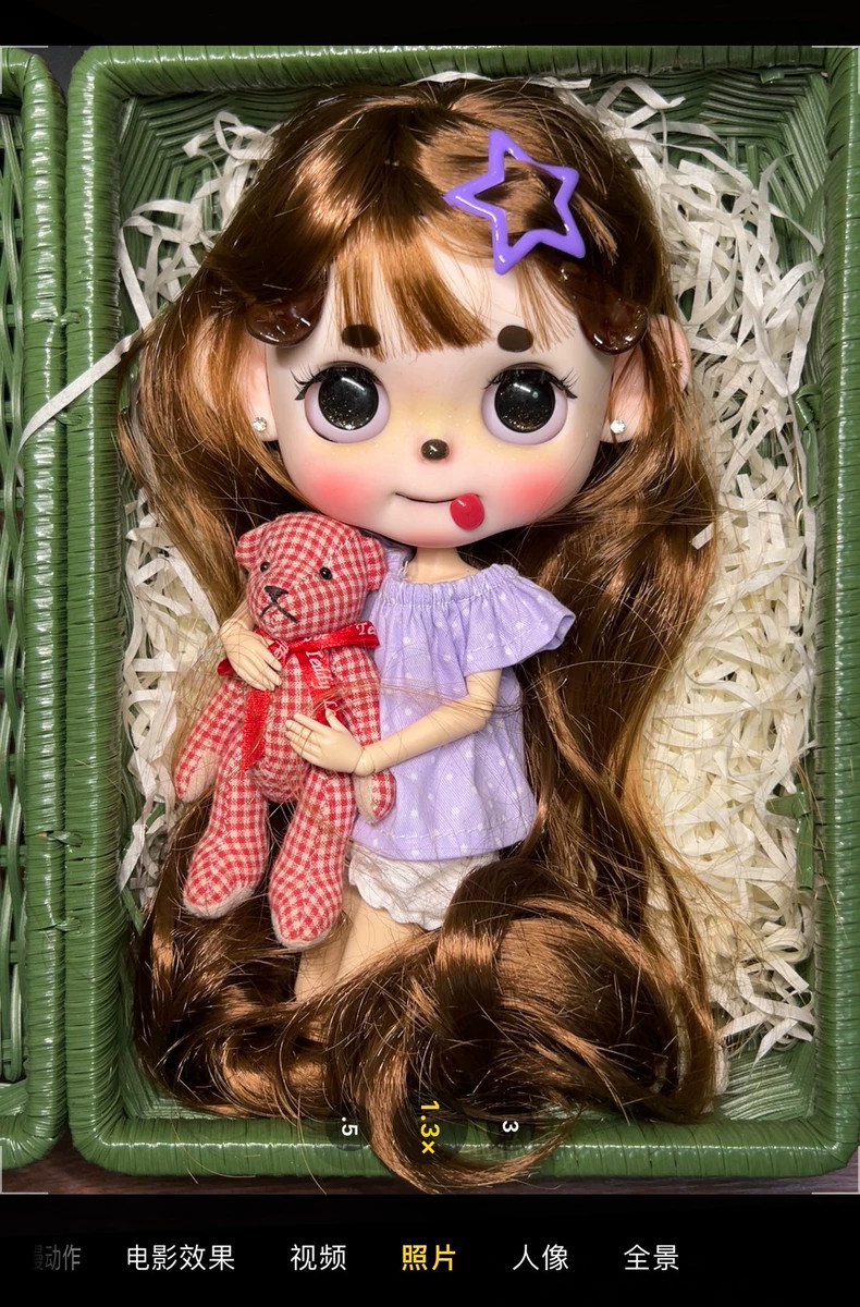 1/6 Doll BJD Custom Handmade Blythe Doll With Clothes Wig Hair Lovely Girl Gifts