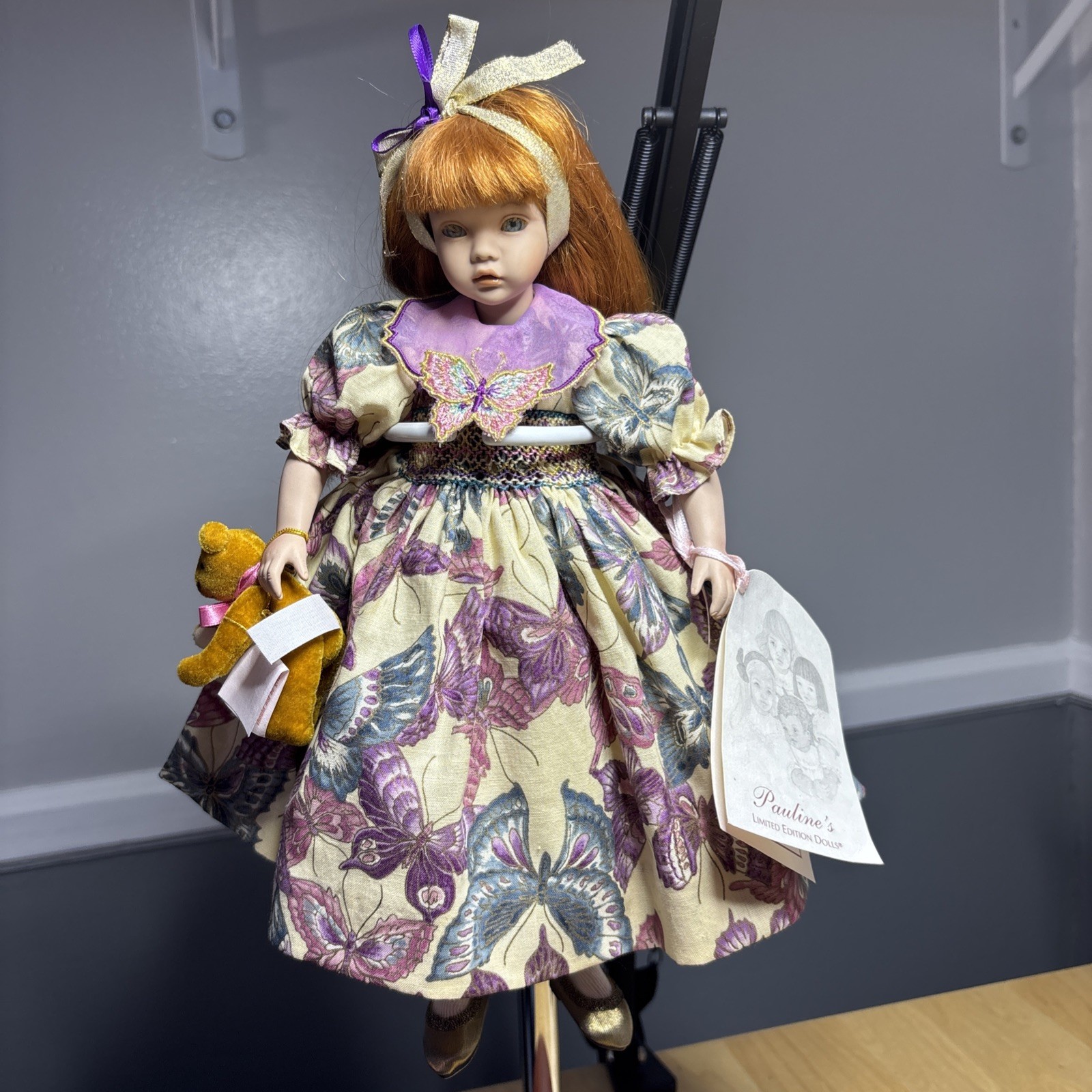 Pauline Ivanka doll Porcelain cloth 12” LE 193/950—New With Tags