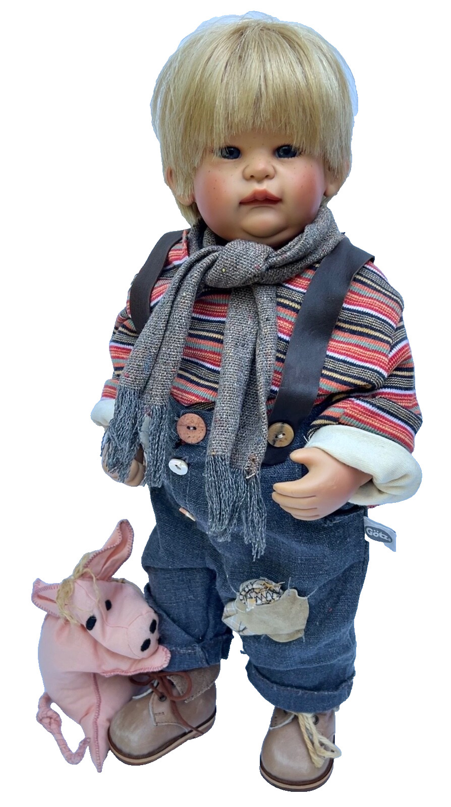 Gotz Susi Eimer Designer Artist Boy Doll Eder 19.5” Tall 1999 Limited Variation