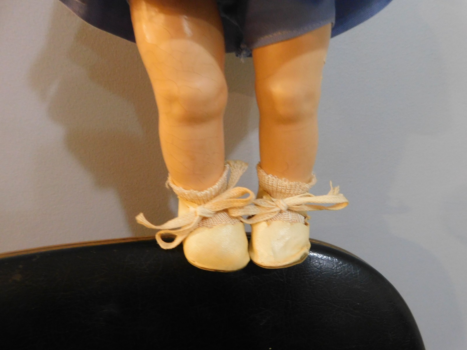 12″ ANTIQUE PATSY JR. STYLE DOLL COMPOSITION ORIGINAL CLOTHES WOL CAL CANADA A+