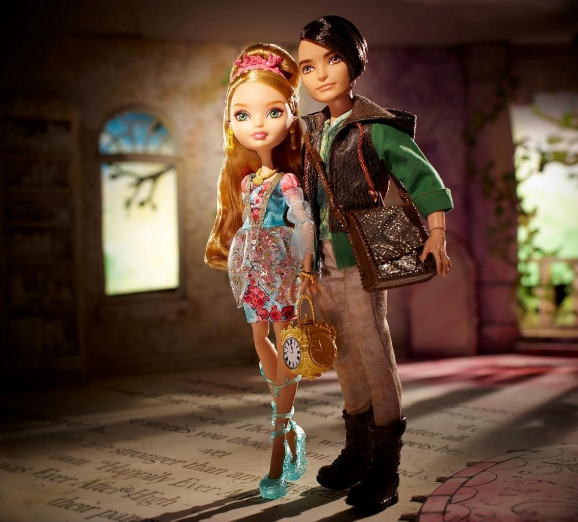 2013 Mattel Ever After High~Ashlynn Ella and Hunter Huntsman Dolls Gift Set~NFRB