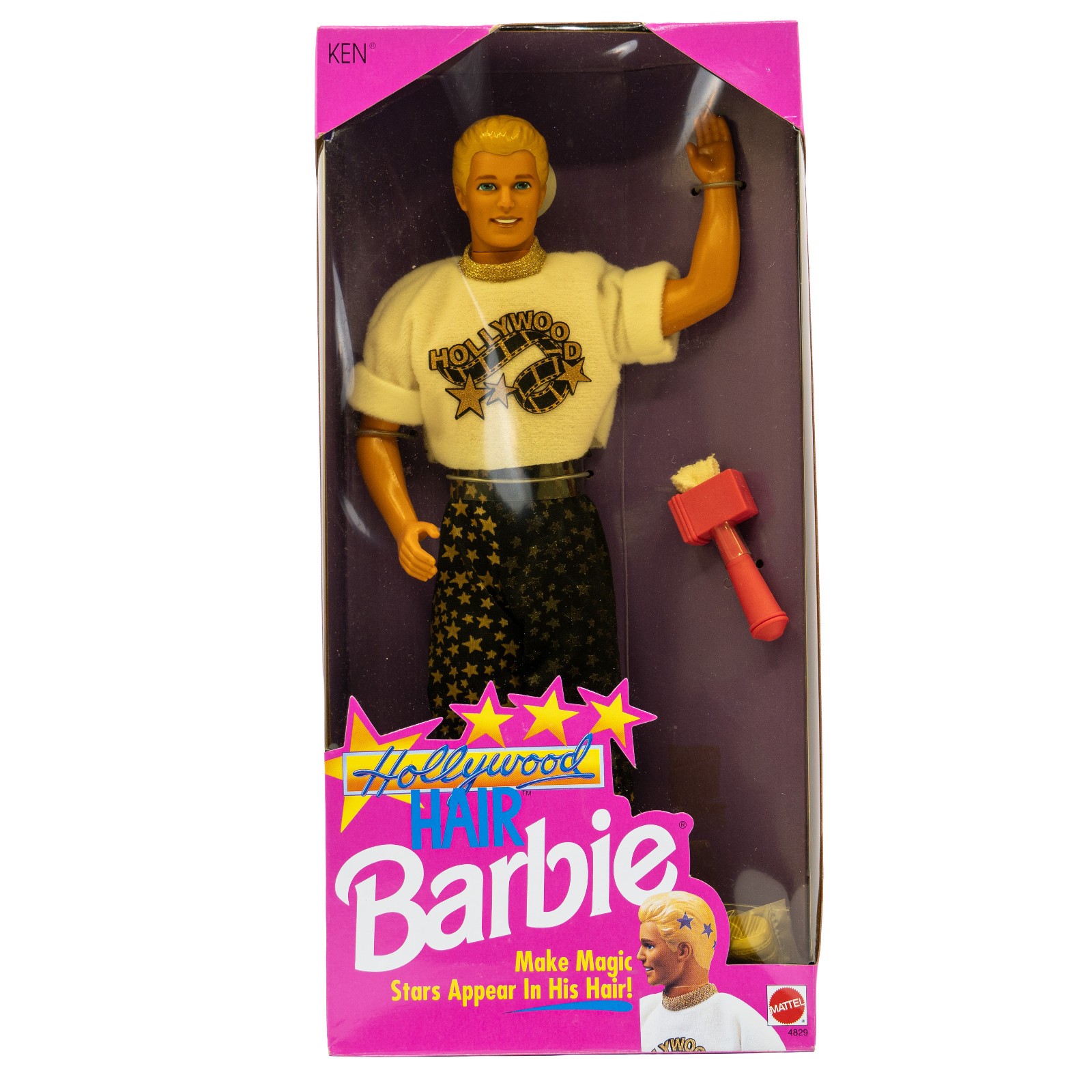 1992 Mattel Hollywood Hair Ken Barbie Doll 4829 NIB (See Pics)
